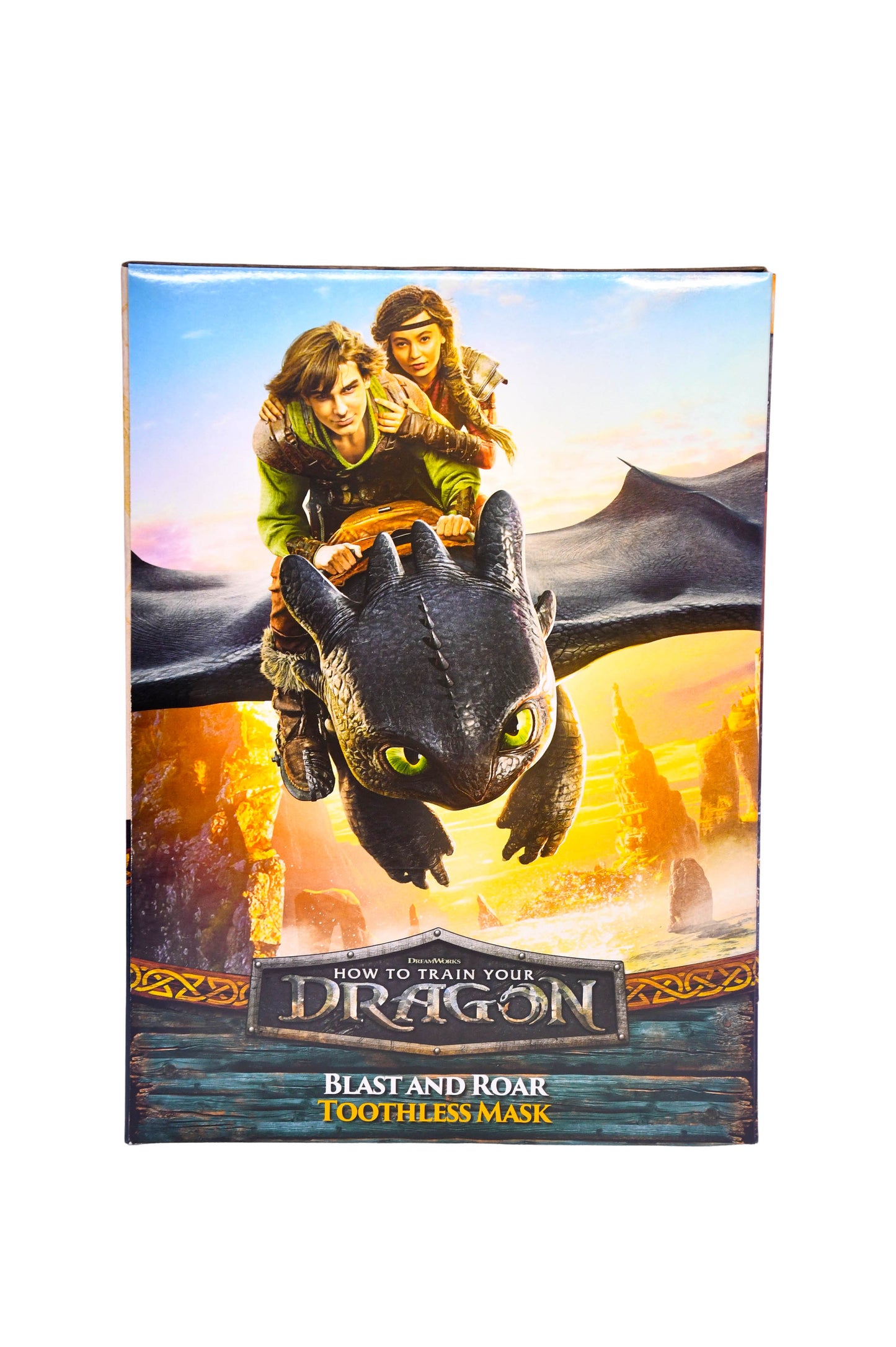 Blast and Roar Toothless Mask How to Train Your Dragon Movie Dreamworks NEW