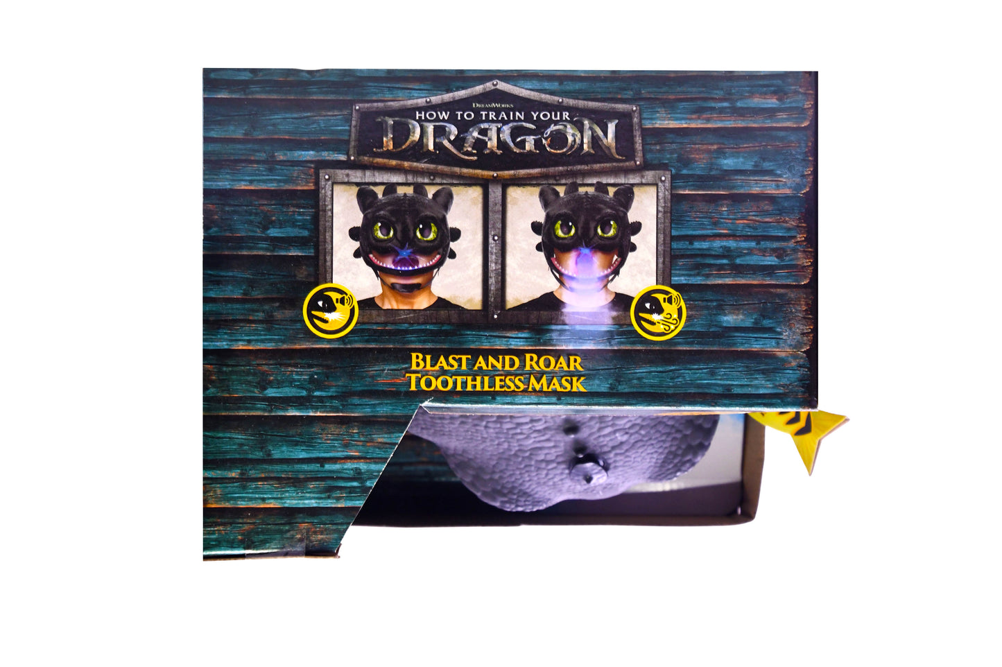 Blast and Roar Toothless Mask How to Train Your Dragon Movie Dreamworks NEW