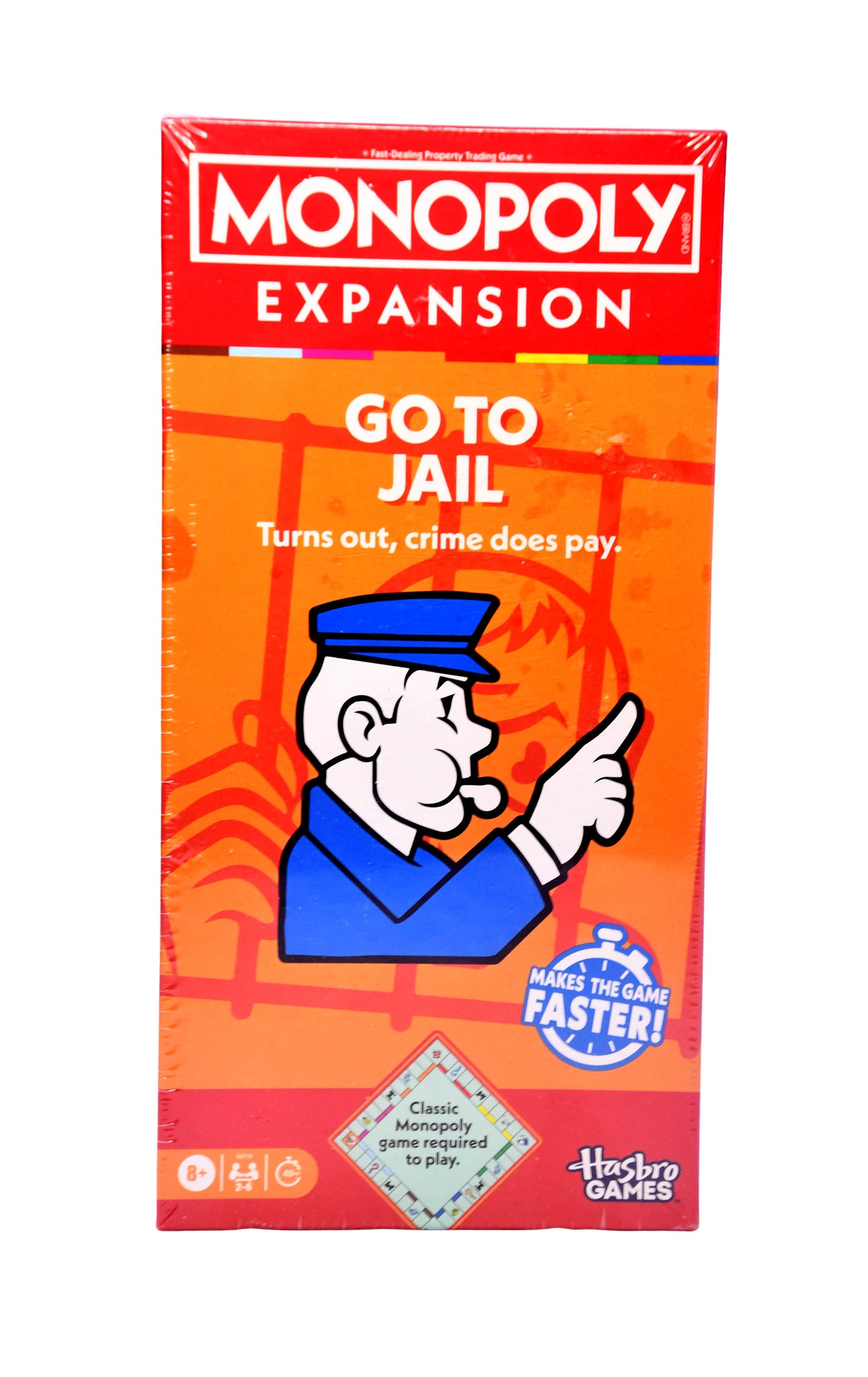 Monopoly: Go to Jail Expansion - Hasbro New Sealed in Stock