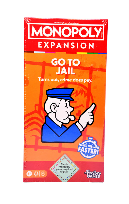 Monopoly: Go to Jail Expansion - Hasbro New Sealed in Stock