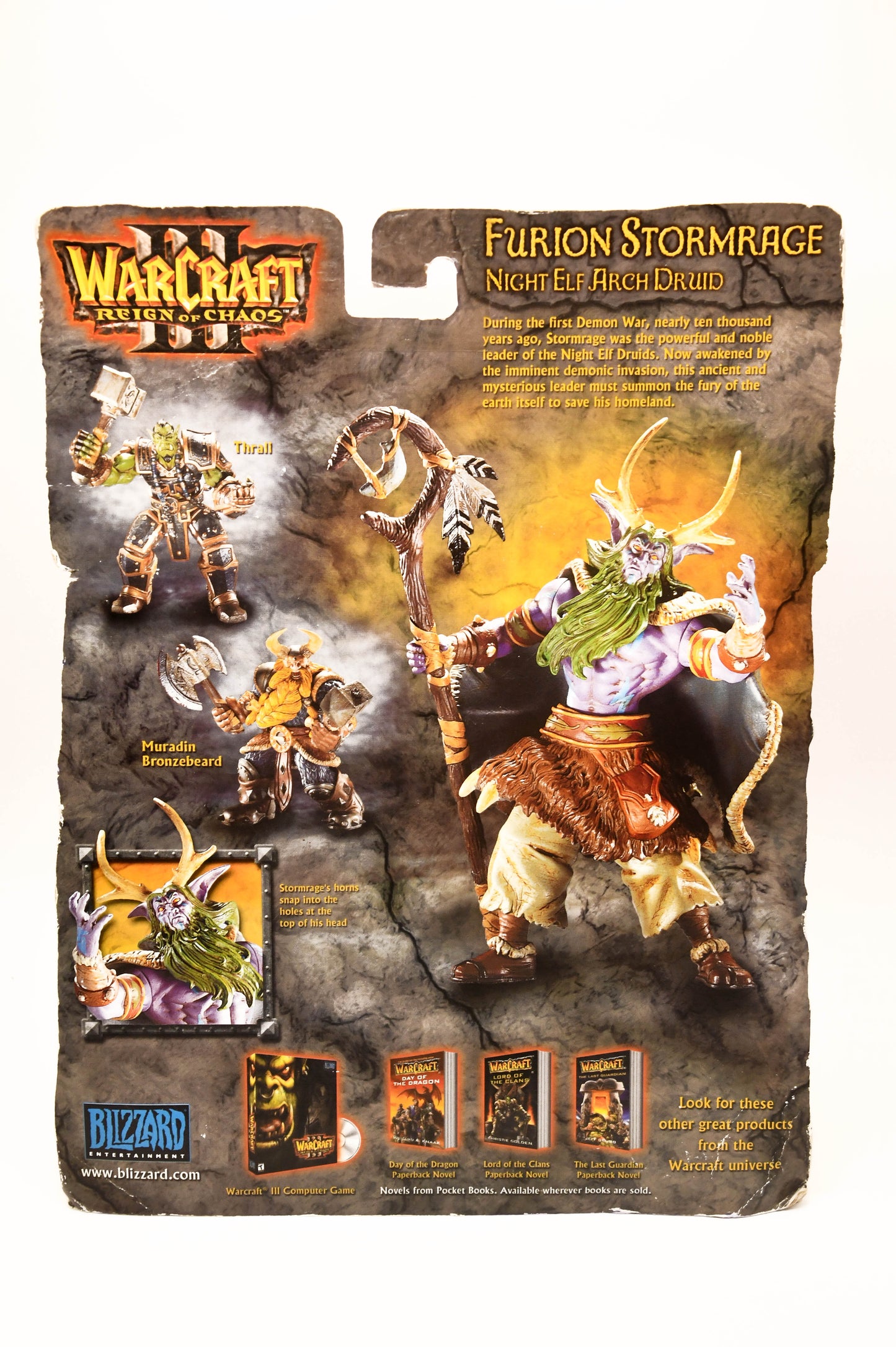 Warcraft 3 Reign Of Chaos Furion Stormrage Night Elf Blizzard Action Figure