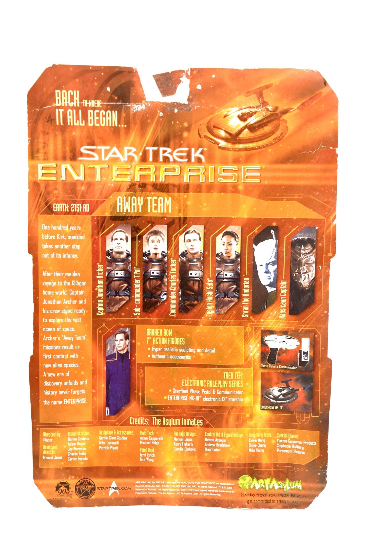 Star Trek Enterprise Sub Commander T’Pol Away Team in stock