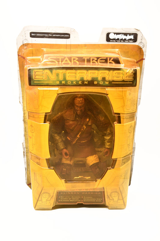 Star Trek Enterprise Broken Bow (2002) KLAANG Klingon Warrior 7" Figure #85200