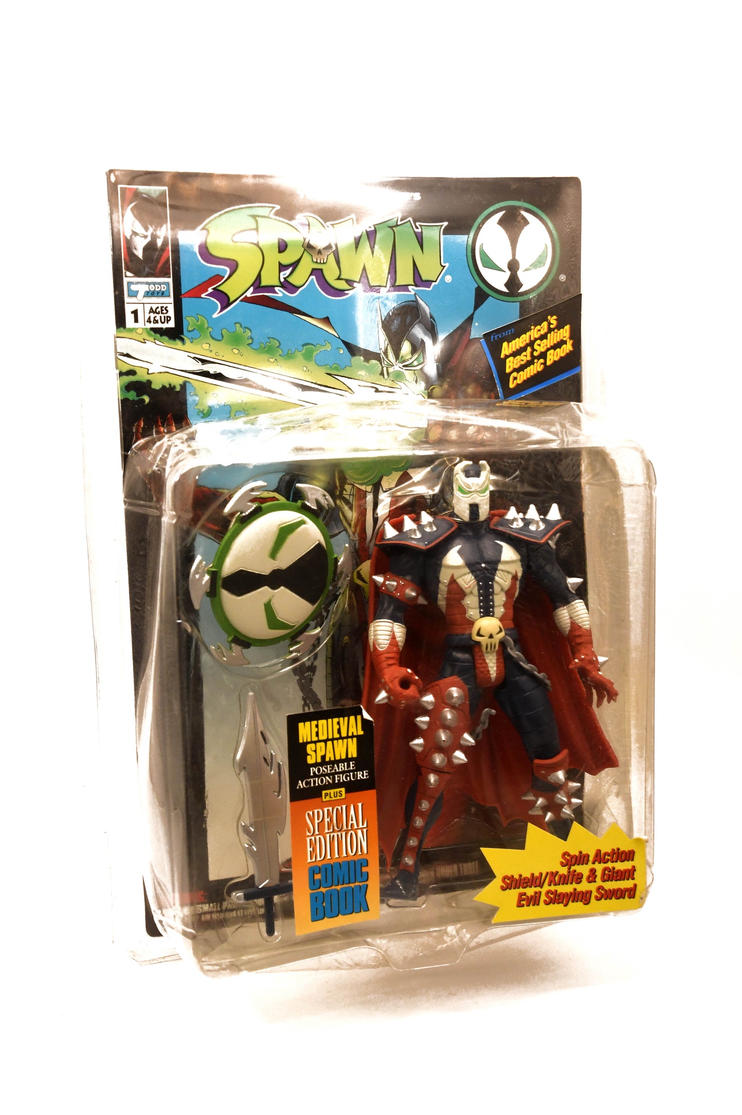 Spawn Medieval Poseable Action Figure Plus Special Edition Comic Book