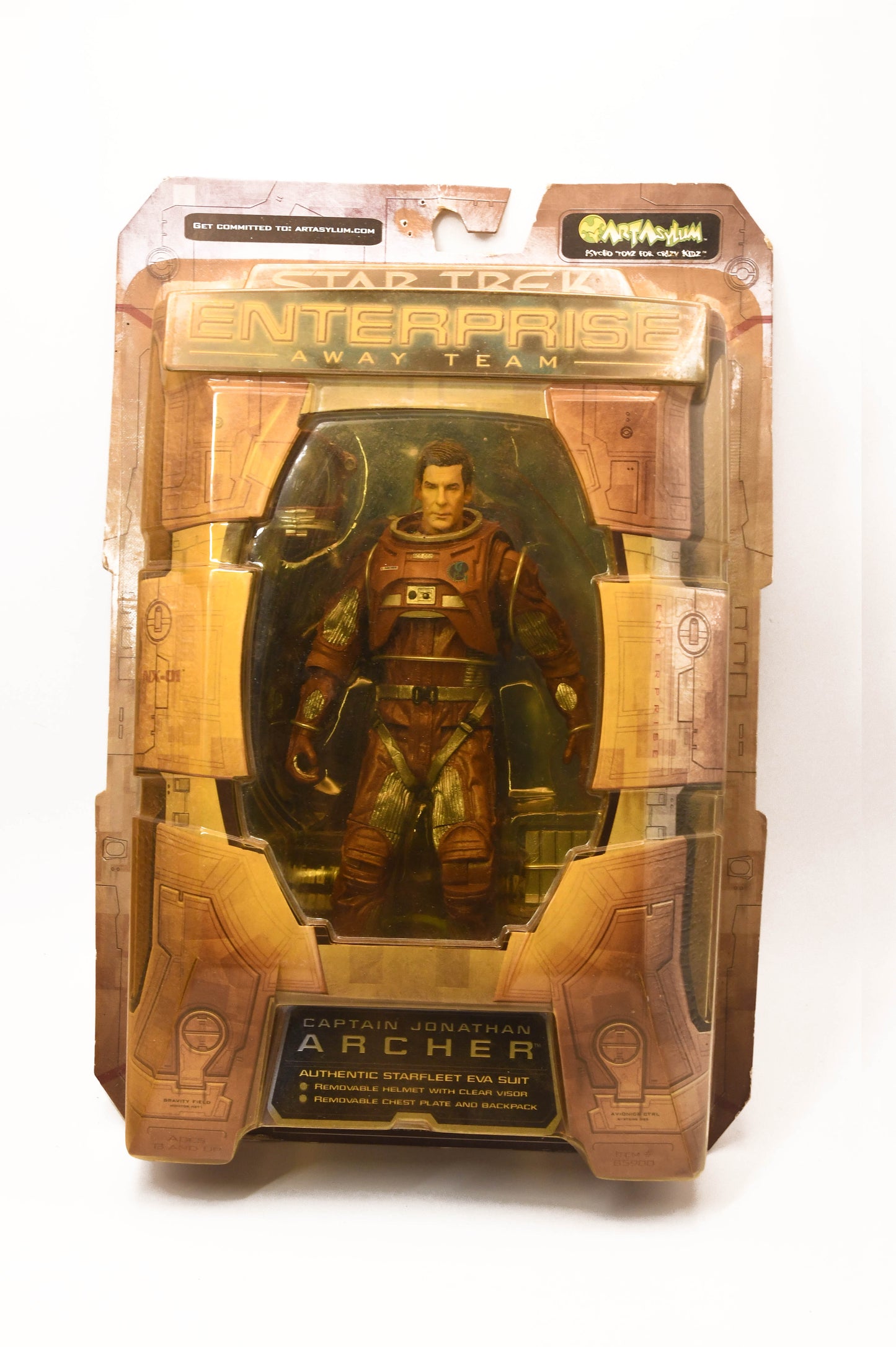 Star Trek Enterprise Away Team Captain Jonathan Archer Figure 2002 Art Asylum