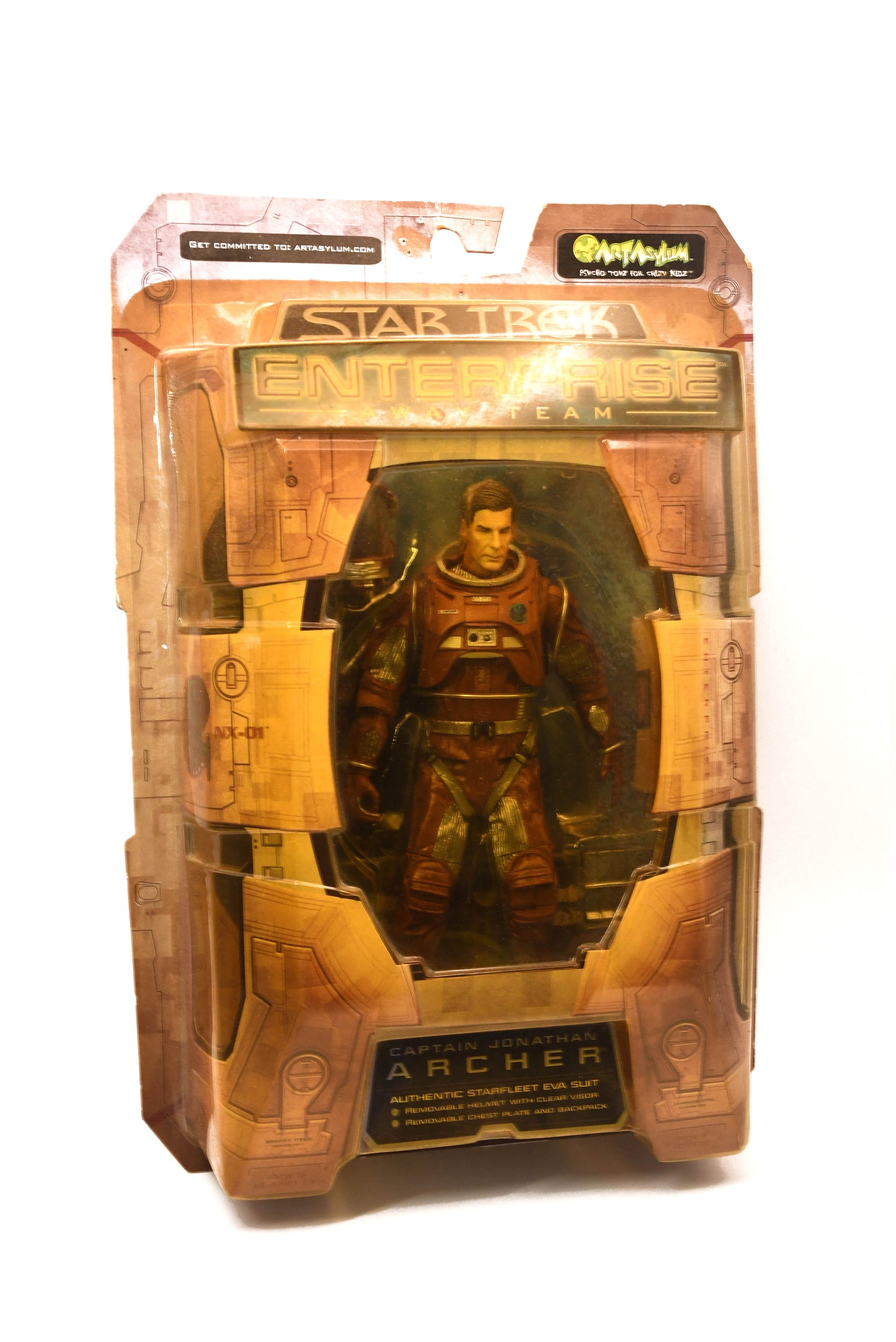 Star Trek Enterprise Away Team Captain Jonathan Archer Figure 2002 Art Asylum