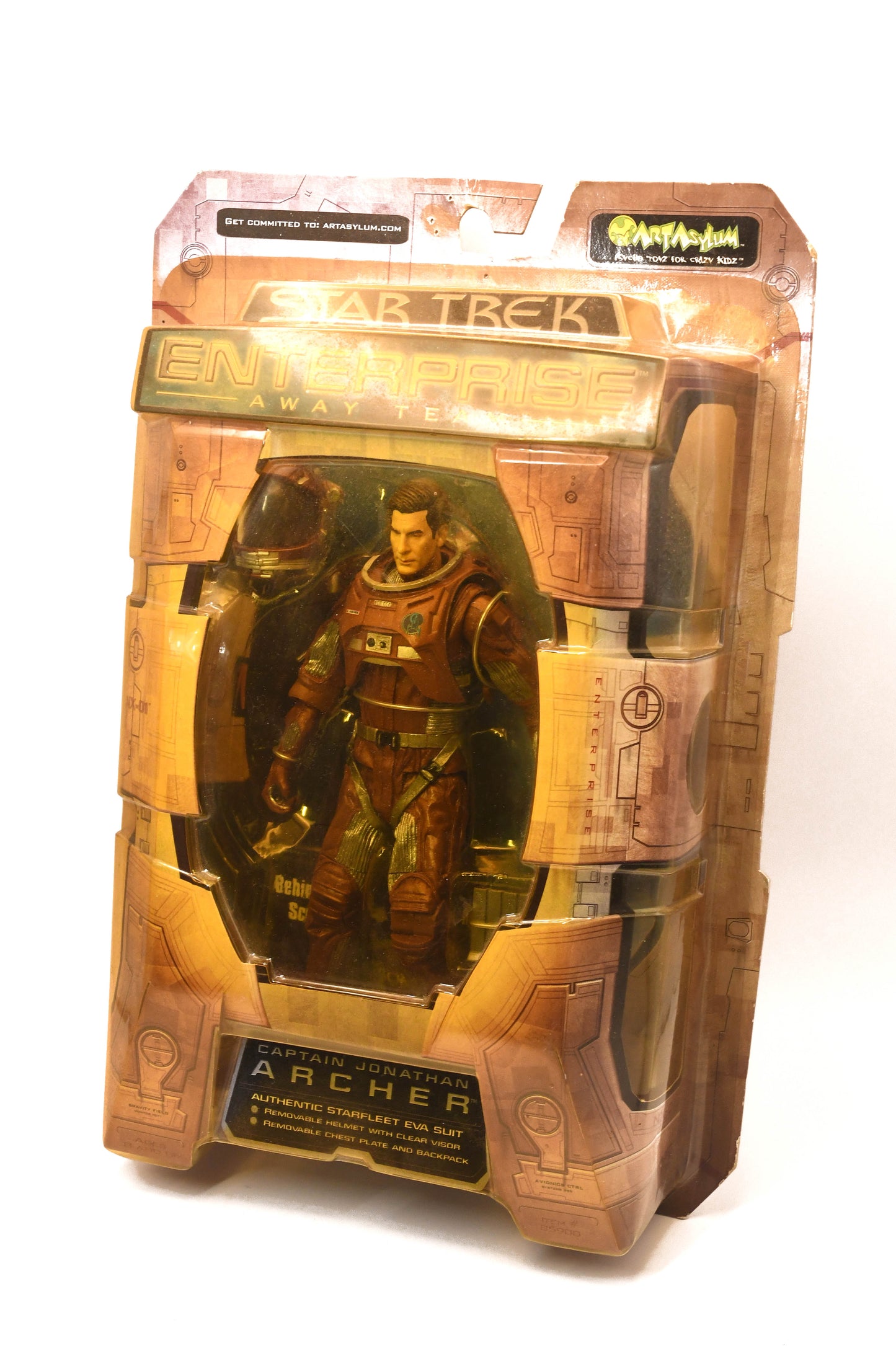 Star Trek Enterprise Away Team Captain Jonathan Archer Figure 2002 Art Asylum
