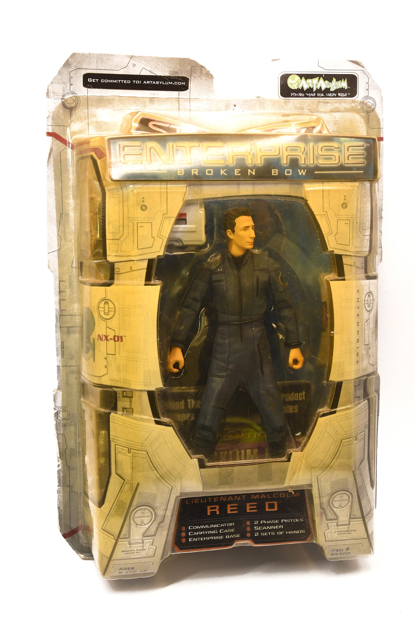 LT MALCOLM REED STAR TREK ENTERPRISE BROKEN BOW FIGURE ART ASYLUM! #85200