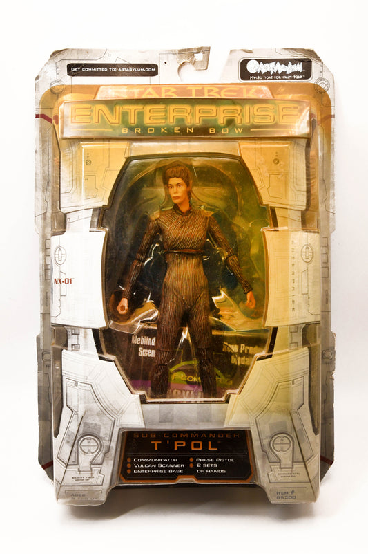 Star Trek Enterprise Broken Bow Sub Commander T Pol Action Figure Toy BROKEN BOX