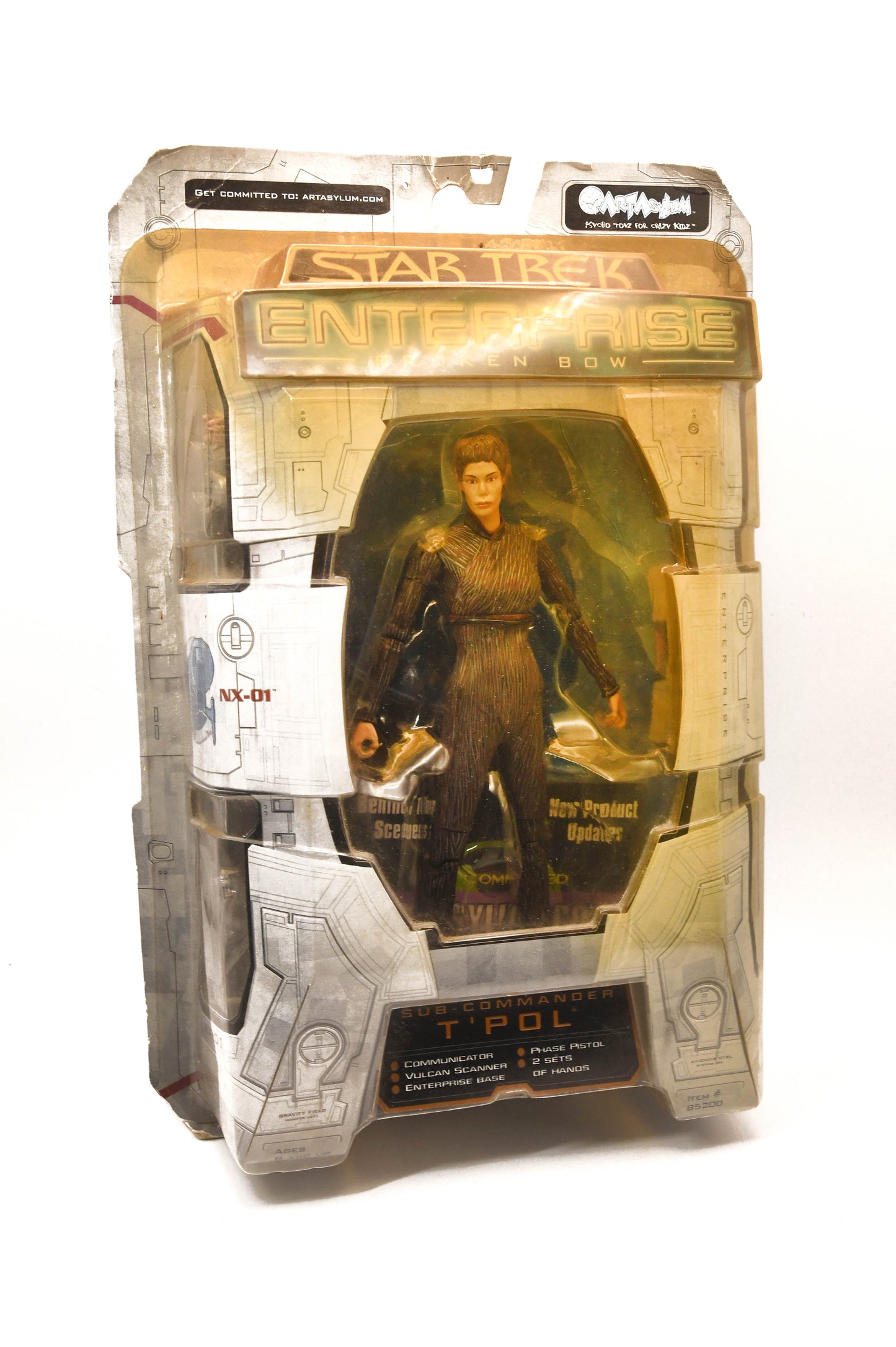 Star Trek Enterprise Broken Bow Sub Commander T Pol Action Figure Toy BROKEN BOX