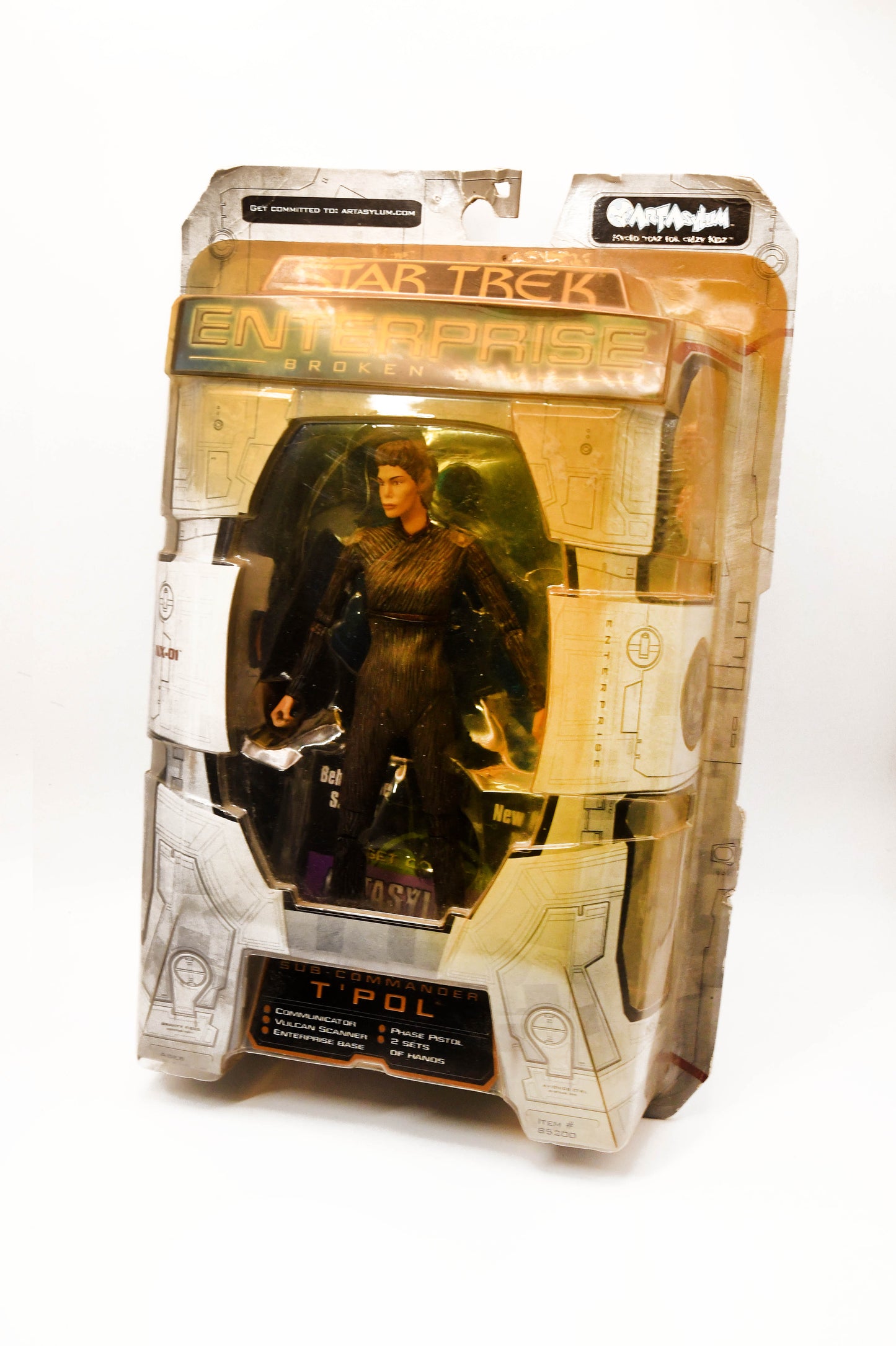 Star Trek Enterprise Broken Bow Sub Commander T Pol Action Figure Toy BROKEN BOX