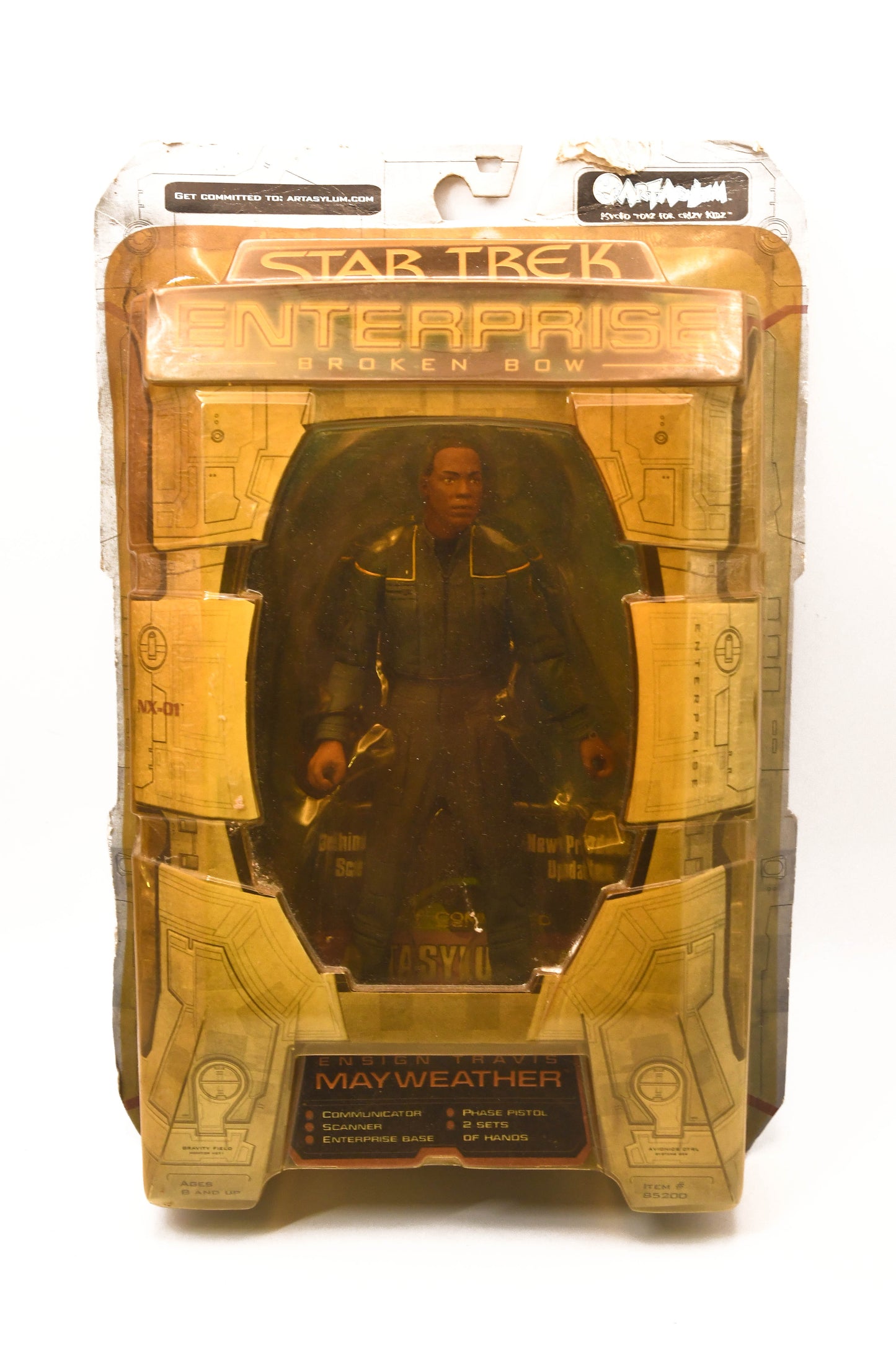 Star Trek Enterprise Mayweather Figure 2002 Art Asylum Broken Bow