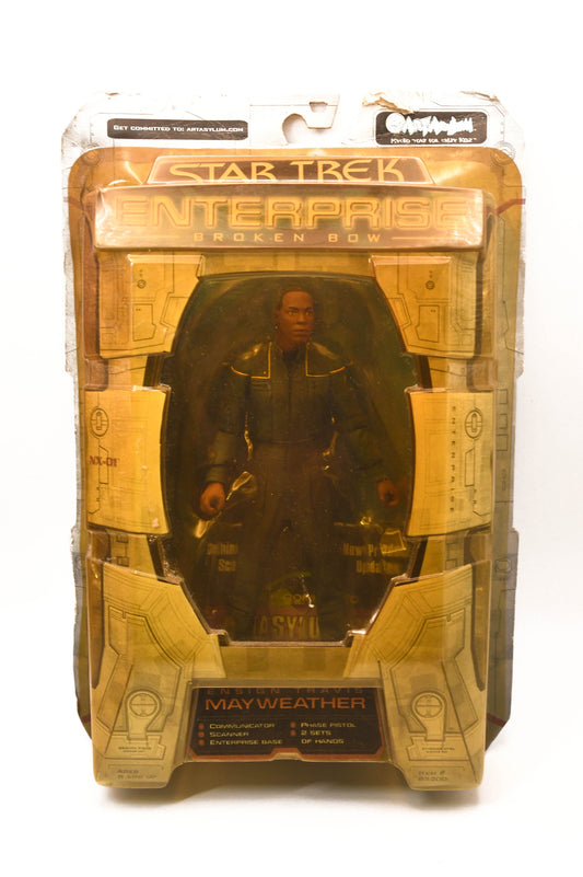 Star Trek Enterprise Mayweather Figure 2002 Art Asylum Broken Bow