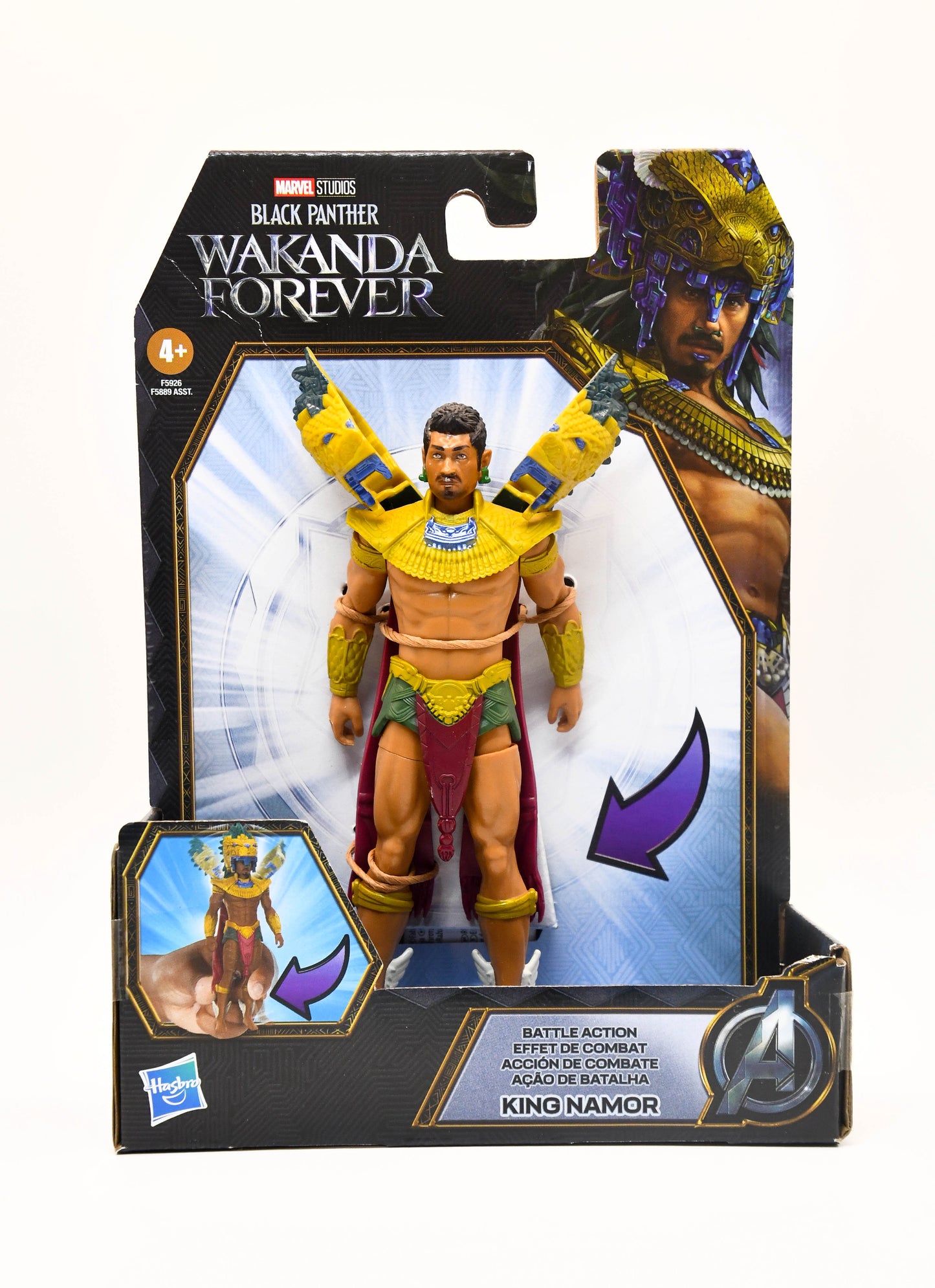 King Namor 6-Inch Black Panther Wakanda Forever Battle Action