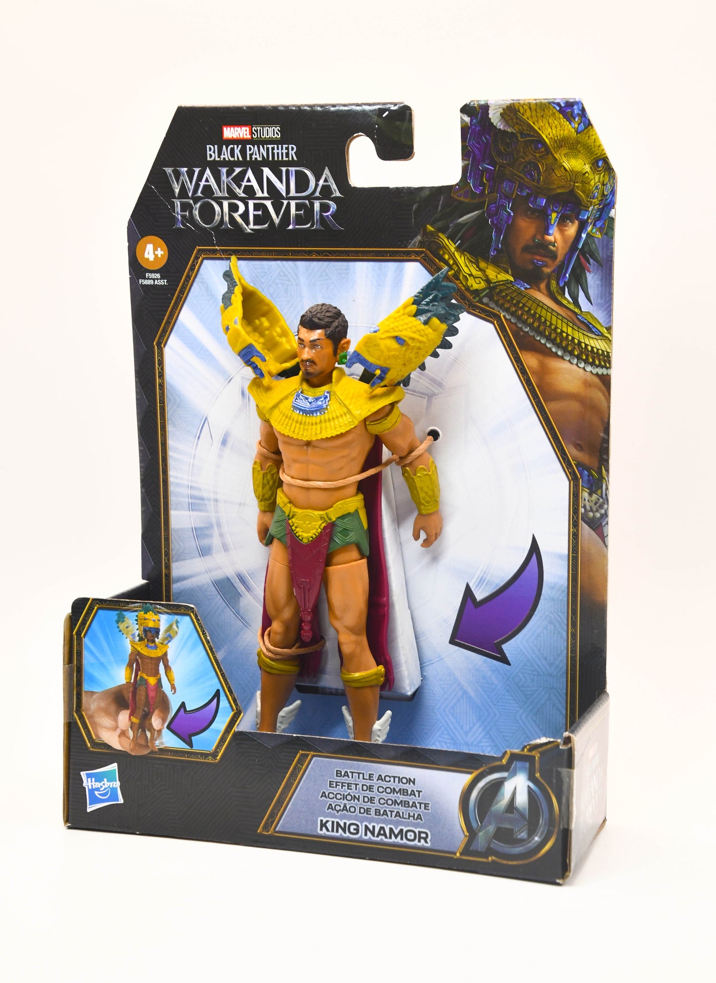 King Namor 6-Inch Black Panther Wakanda Forever Battle Action