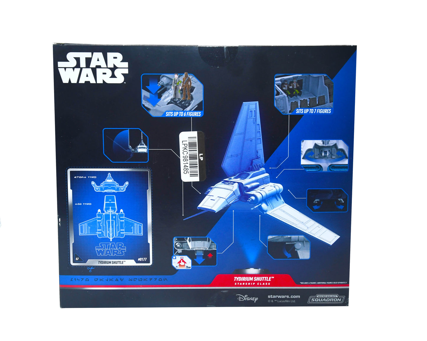 Star Wars Micro Galaxy Squadron Tydirium Shuttle #0177 Series 7 Jazwares New