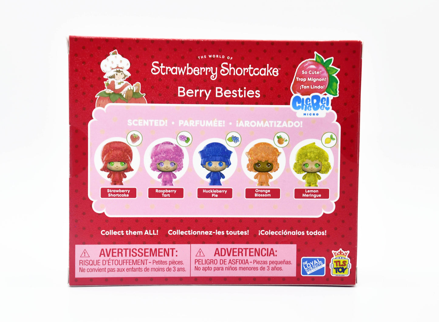 Strawberry Shortcake Berry Besties Micro Figures 5-Pack CheeBee Scented Toys New