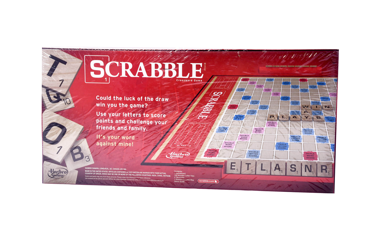 Scrabble Board Game – Classic Crossword Puzzle Game – New Factory Sealed