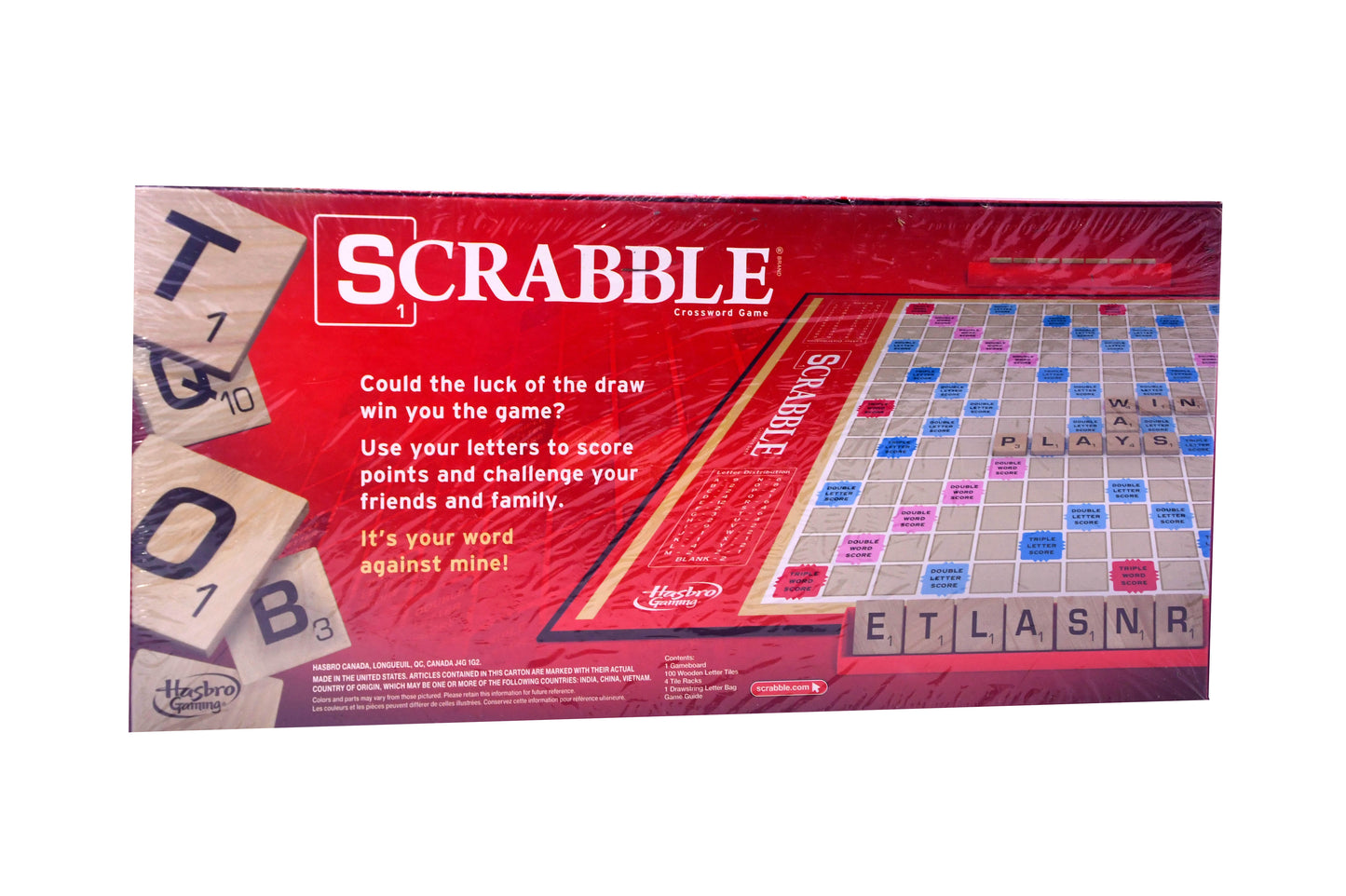 Scrabble Board Game – Classic Crossword Puzzle Game – New Factory Sealed