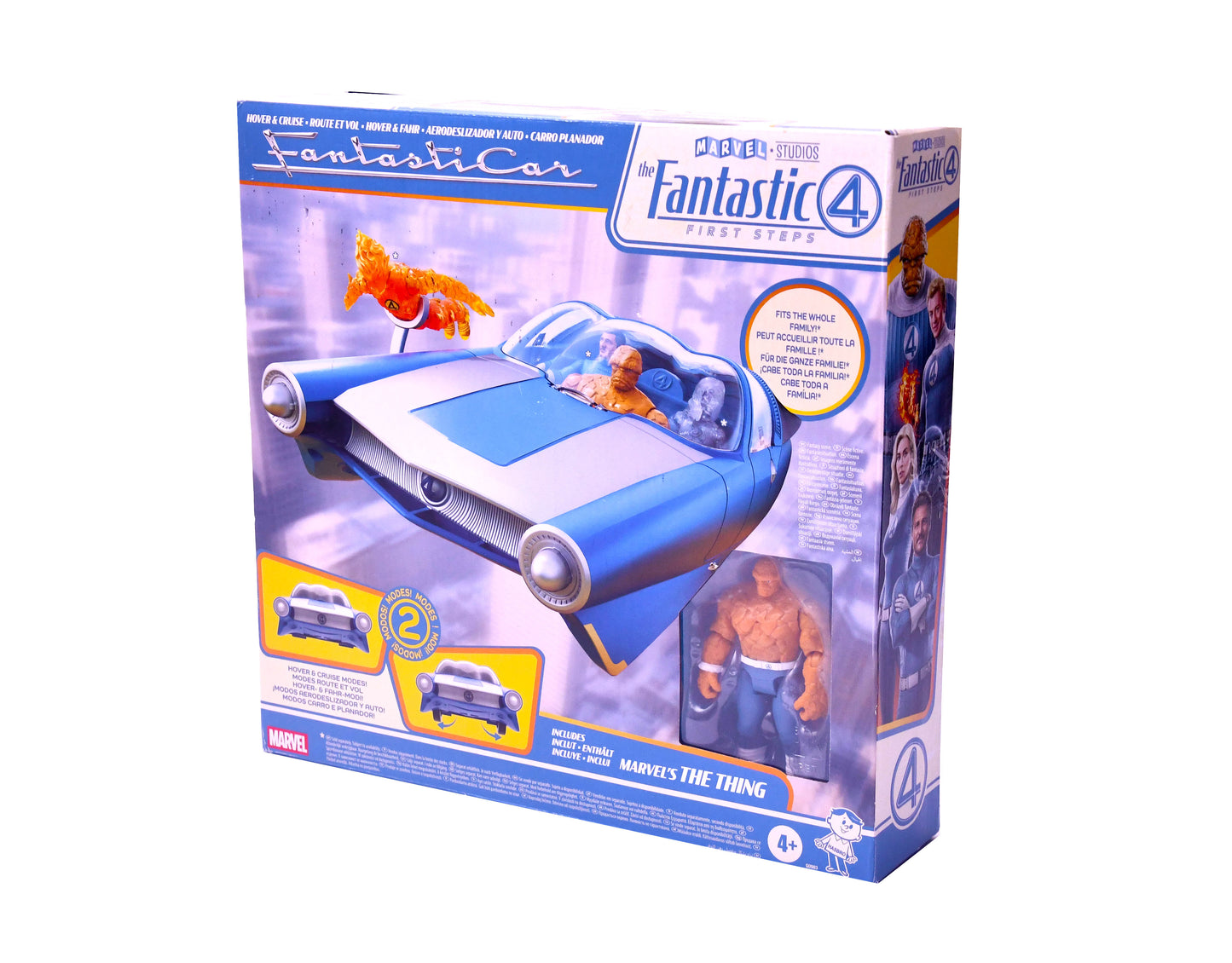 Marvel Fantastic Four Fantasticar Vehicle w/ The Thing Figure Hasbro New Sealed