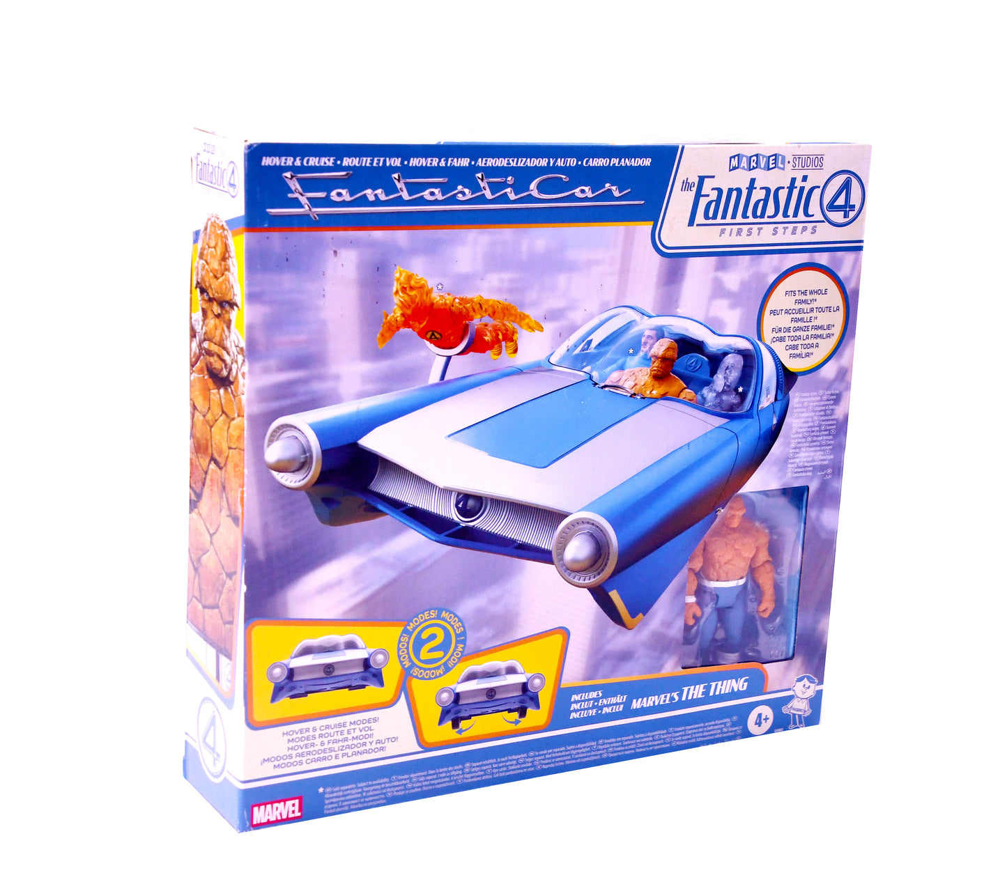 Marvel Fantastic Four Fantasticar Vehicle w/ The Thing Figure Hasbro New Sealed