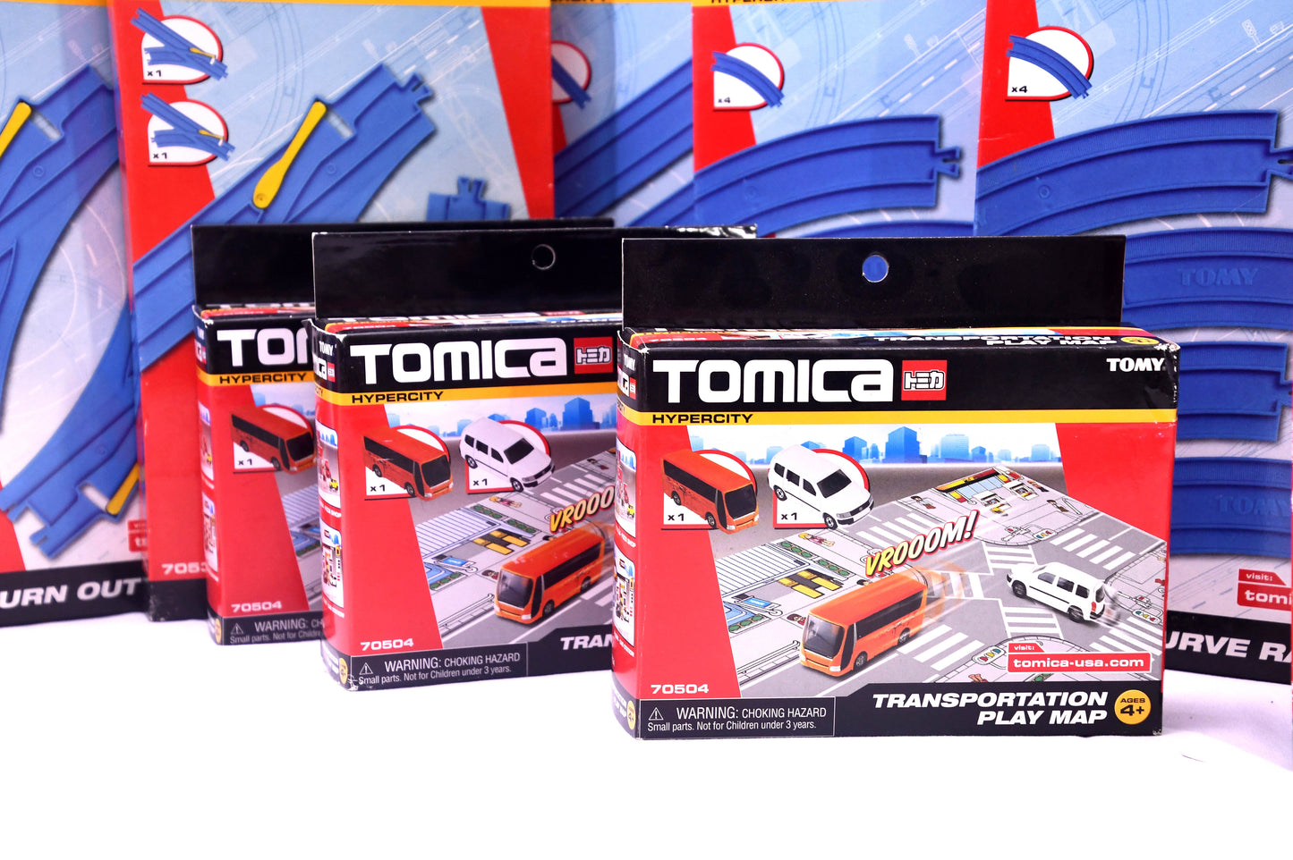 Huge Tomica Hypercity Expansion Lot TOMY Rails Girders Pavement Play Map