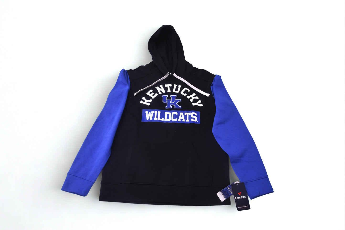 Fanatics Kentucky Wildcats Hoodie Mens Medium Blue Black NWT NCAA