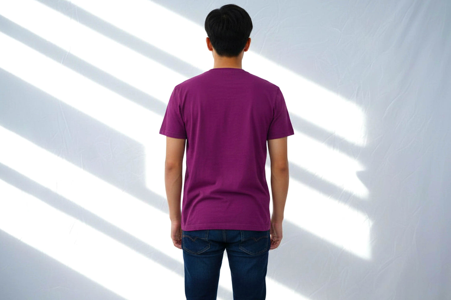 American Eagle Outfitters Mens Medium Purple Henley Shirt Short Sleeve NWT AE