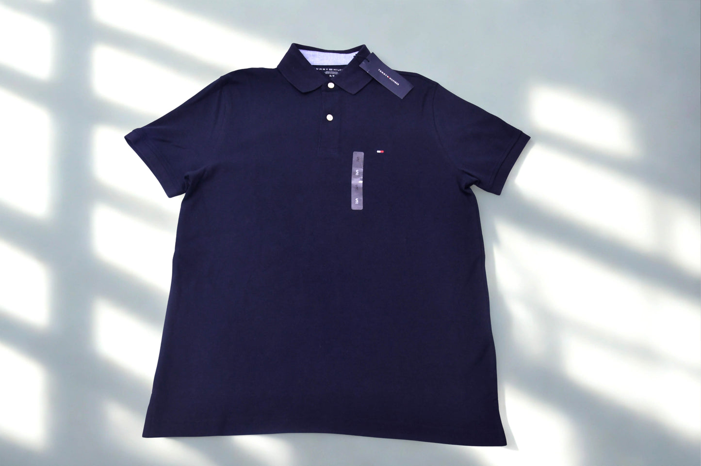 NWT Tommy Hilfiger Men's Polo Shirt  Short Sleeve Cotton Classic Fit Small