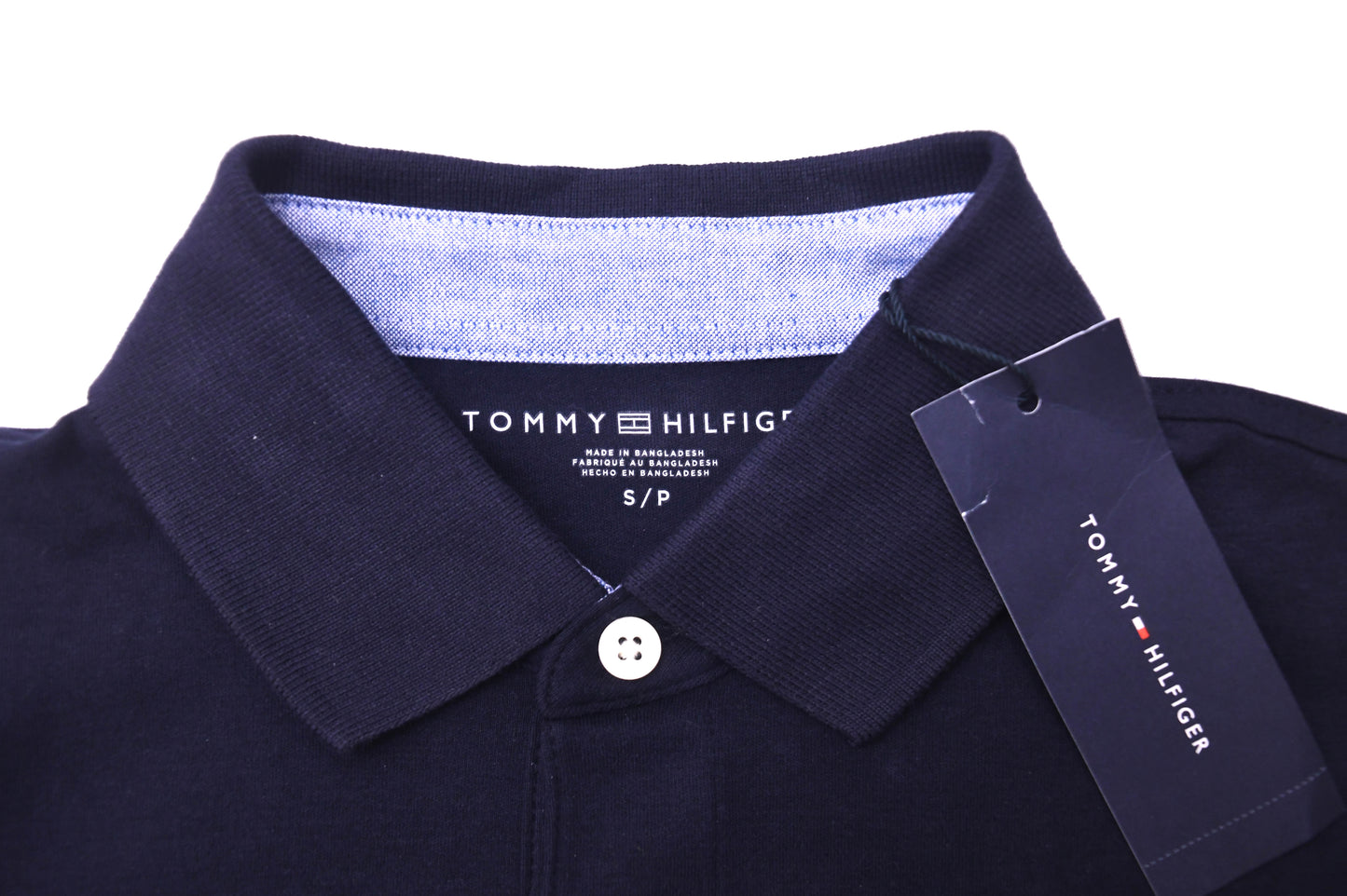 NWT Tommy Hilfiger Men's Polo Shirt  Short Sleeve Cotton Classic Fit Small