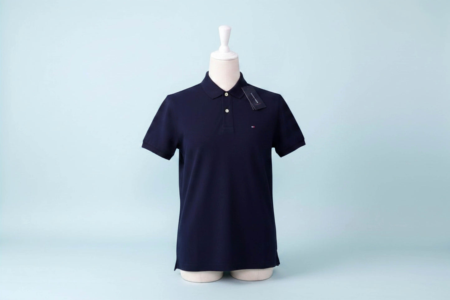 NWT Tommy Hilfiger Men's Polo Shirt  Short Sleeve Cotton Classic Fit Small