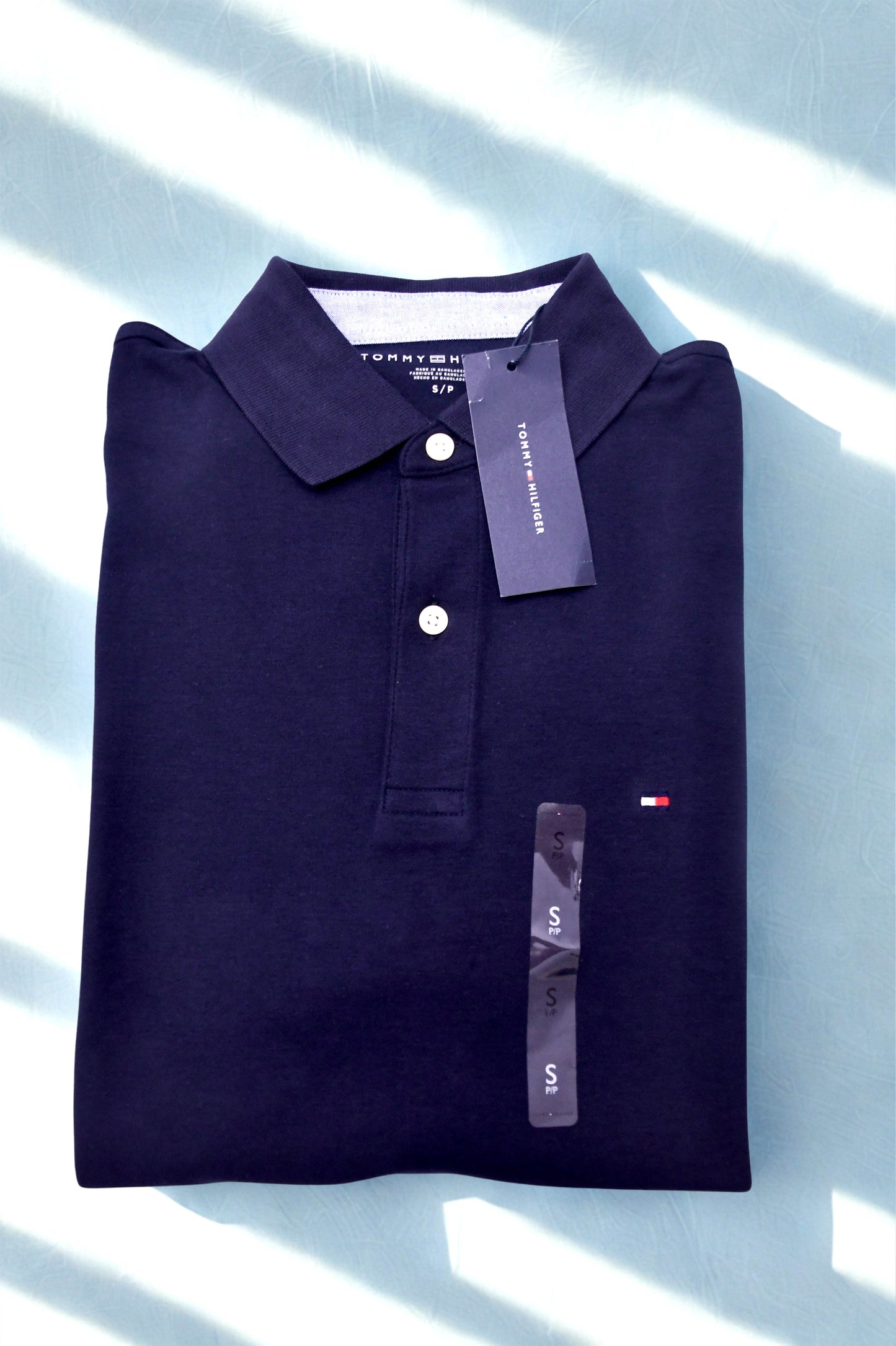 NWT Tommy Hilfiger Men's Polo Shirt  Short Sleeve Cotton Classic Fit Small