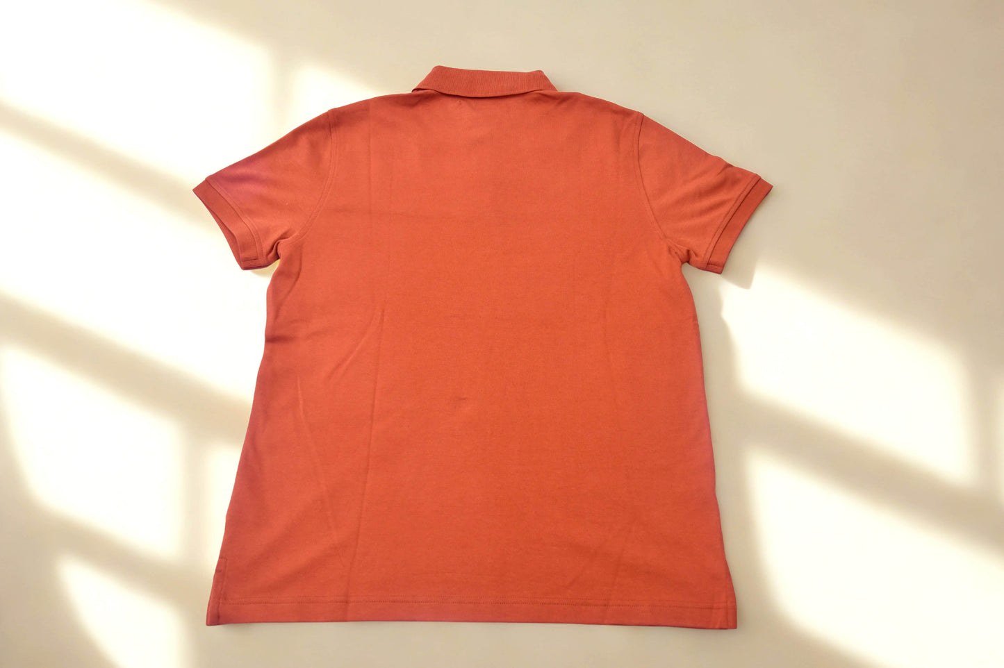 NWT Tommy Hilfiger Men's Polo Shirt Orange Coral Short Sleeve Logo Cotton Small