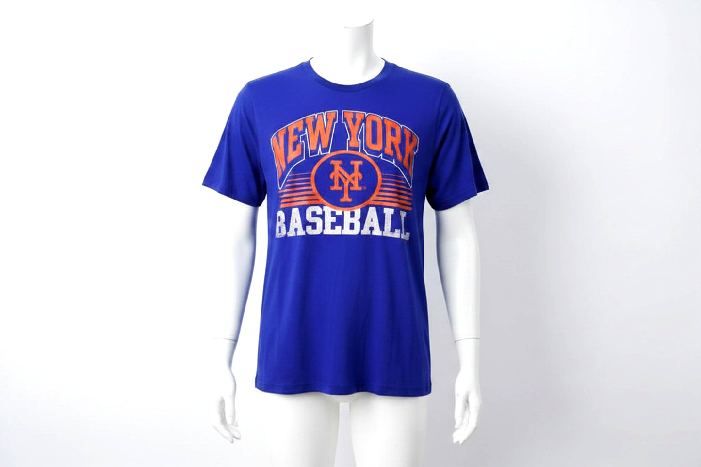 New York Mets Baseball T-Shirt Men's Small Blue MLB Graphic Tee NWT Cotton