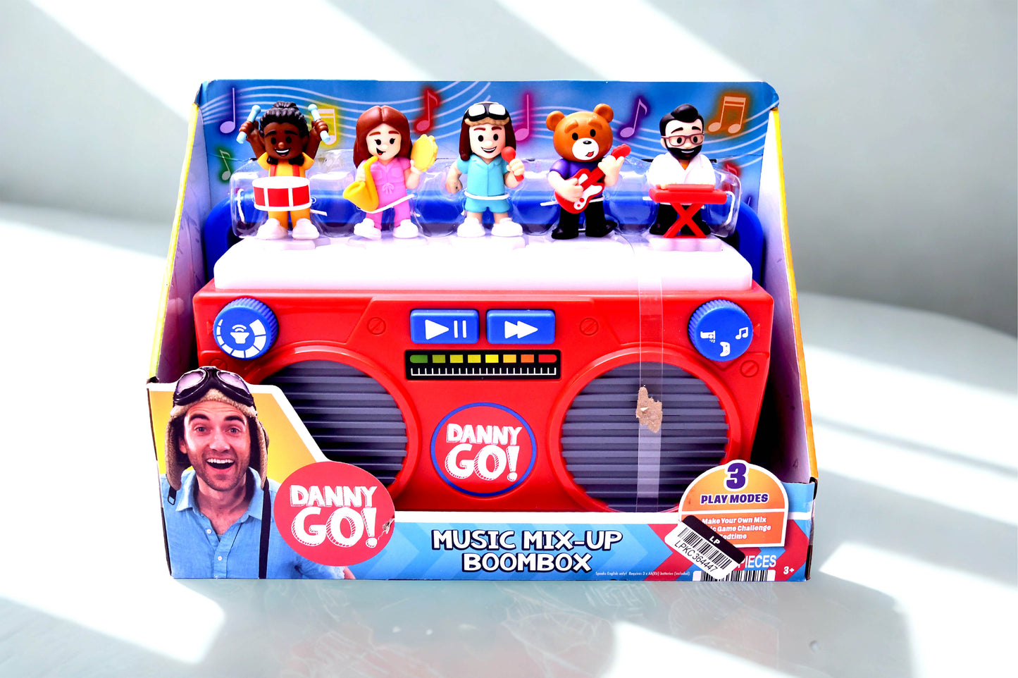 Danny Go Music Mix-Up Boombox Musical Toy 5 Figures Lights Sounds New In Box