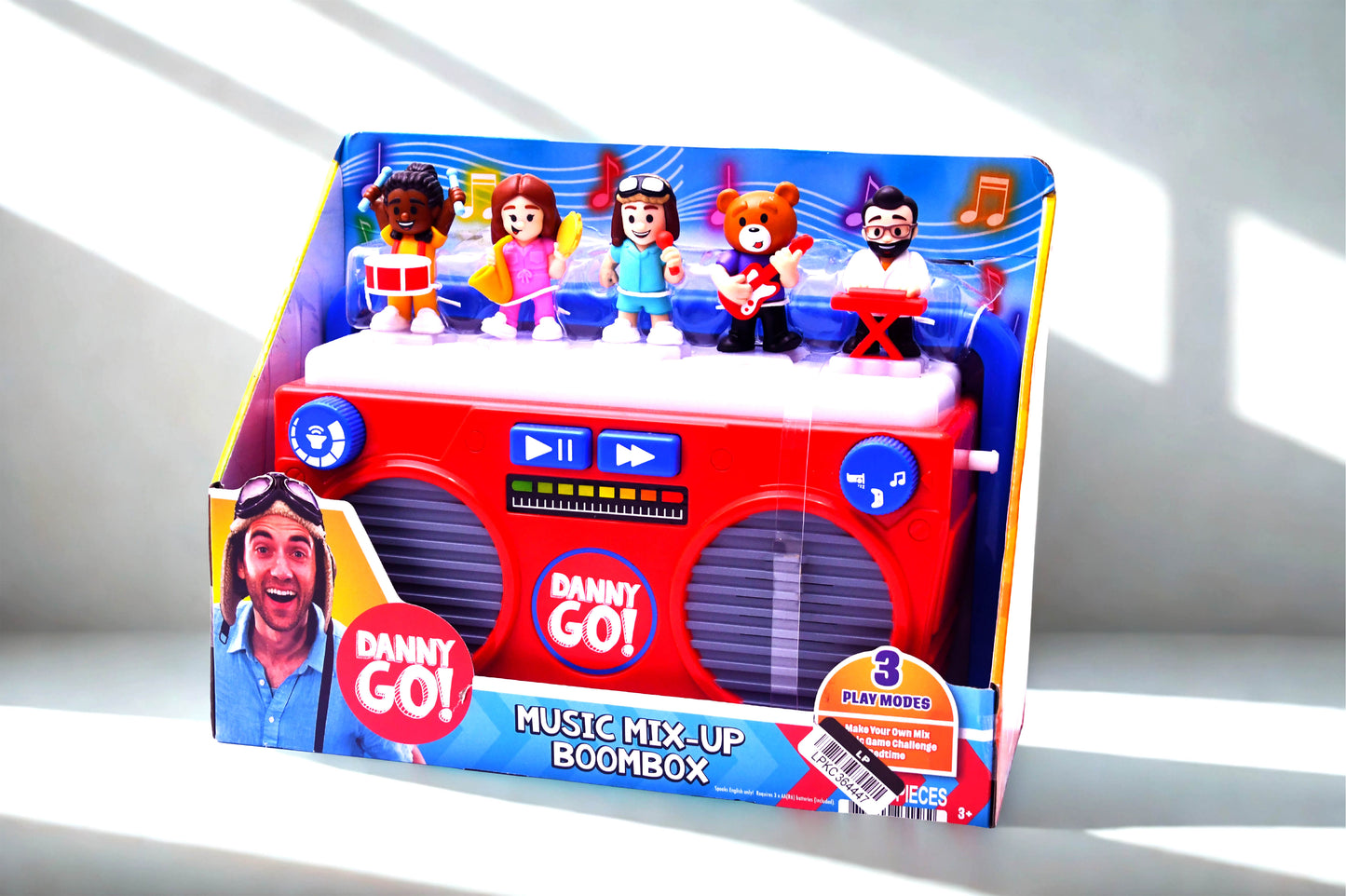 Danny Go Music Mix-Up Boombox Musical Toy 5 Figures Lights Sounds New In Box