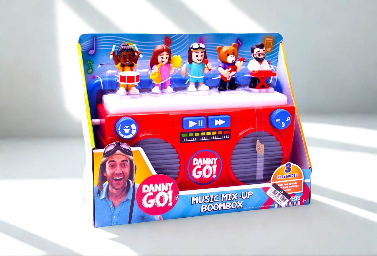 Danny Go Music Mix-Up Boombox Musical Toy 5 Figures Lights Sounds New In Box