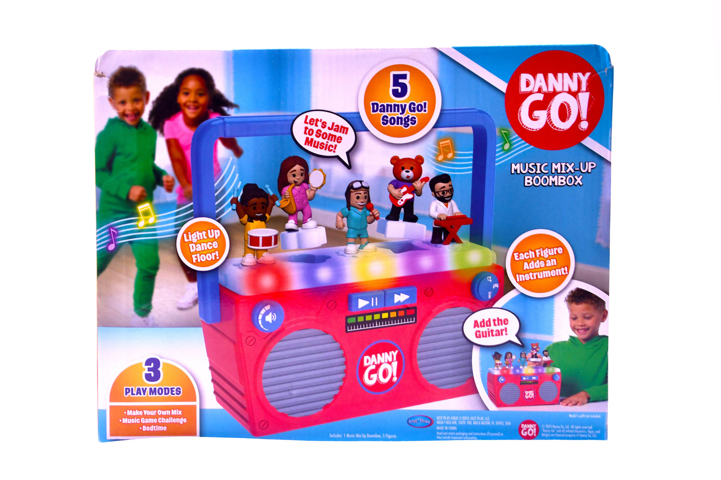 Danny Go Music Mix-Up Boombox Musical Toy 5 Figures Lights Sounds New In Box