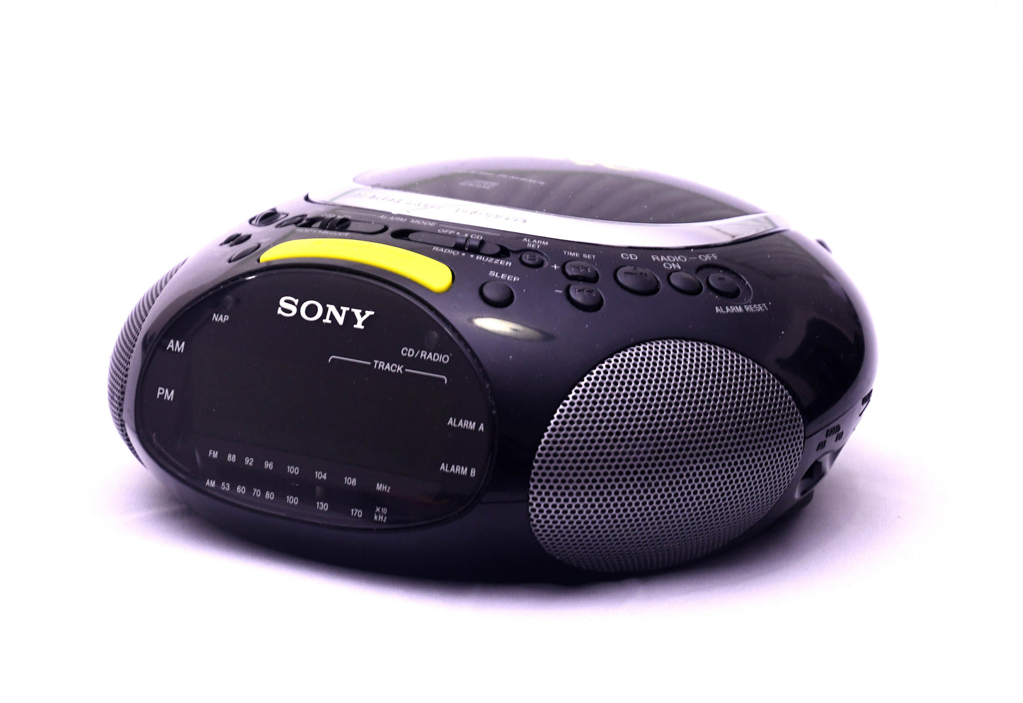 Sony Dream Machine CD Clock Radio Alarm AM/FM CD-R/RW Playback ICF-CD815 Tested