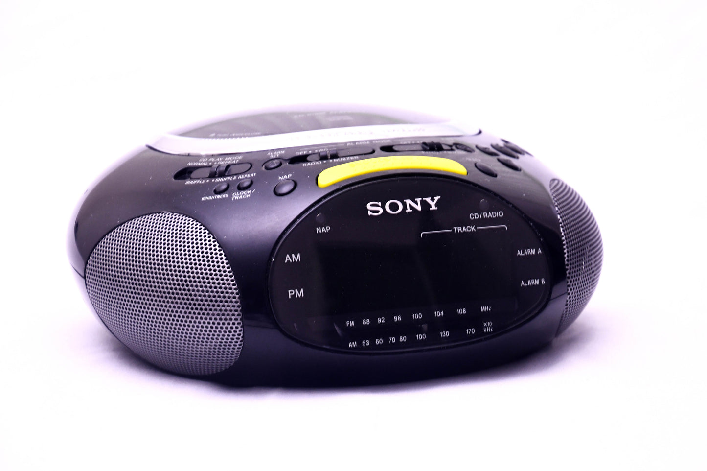 Sony Dream Machine CD Clock Radio Alarm AM/FM CD-R/RW Playback ICF-CD815 Tested