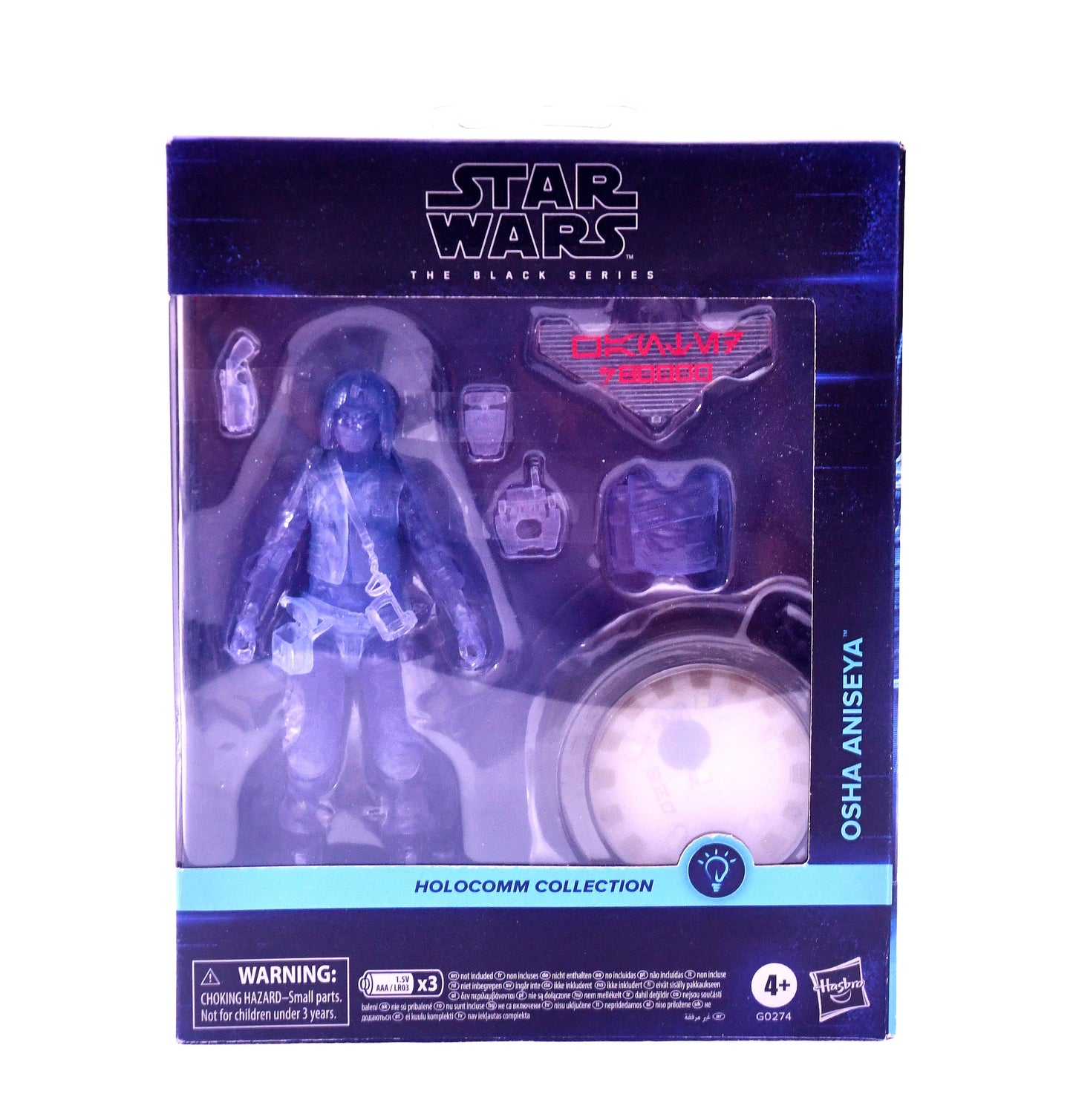 Star Wars The Black Series Osha Aniseya Holocomm Collection Figure Hasbro New