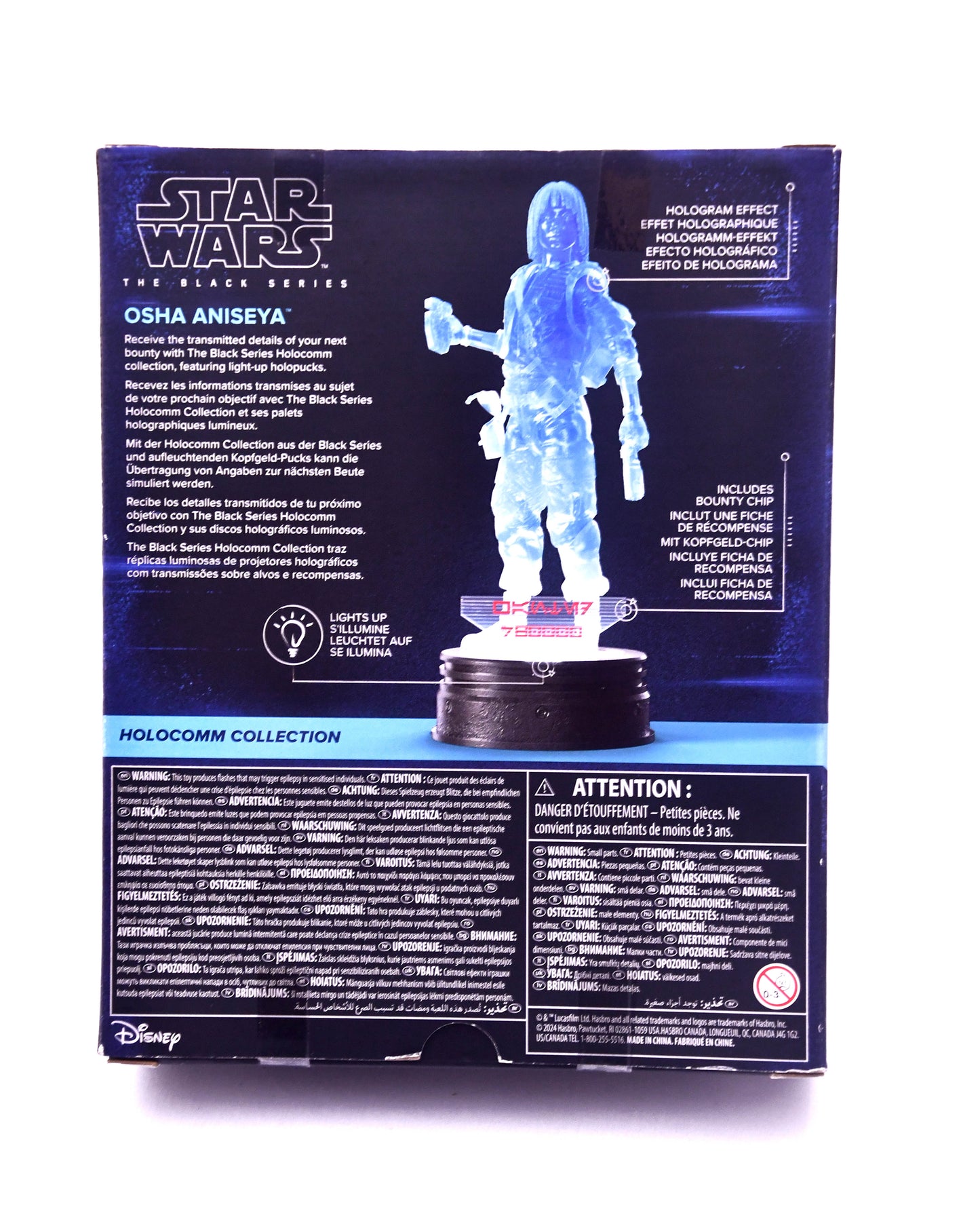 Star Wars The Black Series Osha Aniseya Holocomm Collection Figure Hasbro New