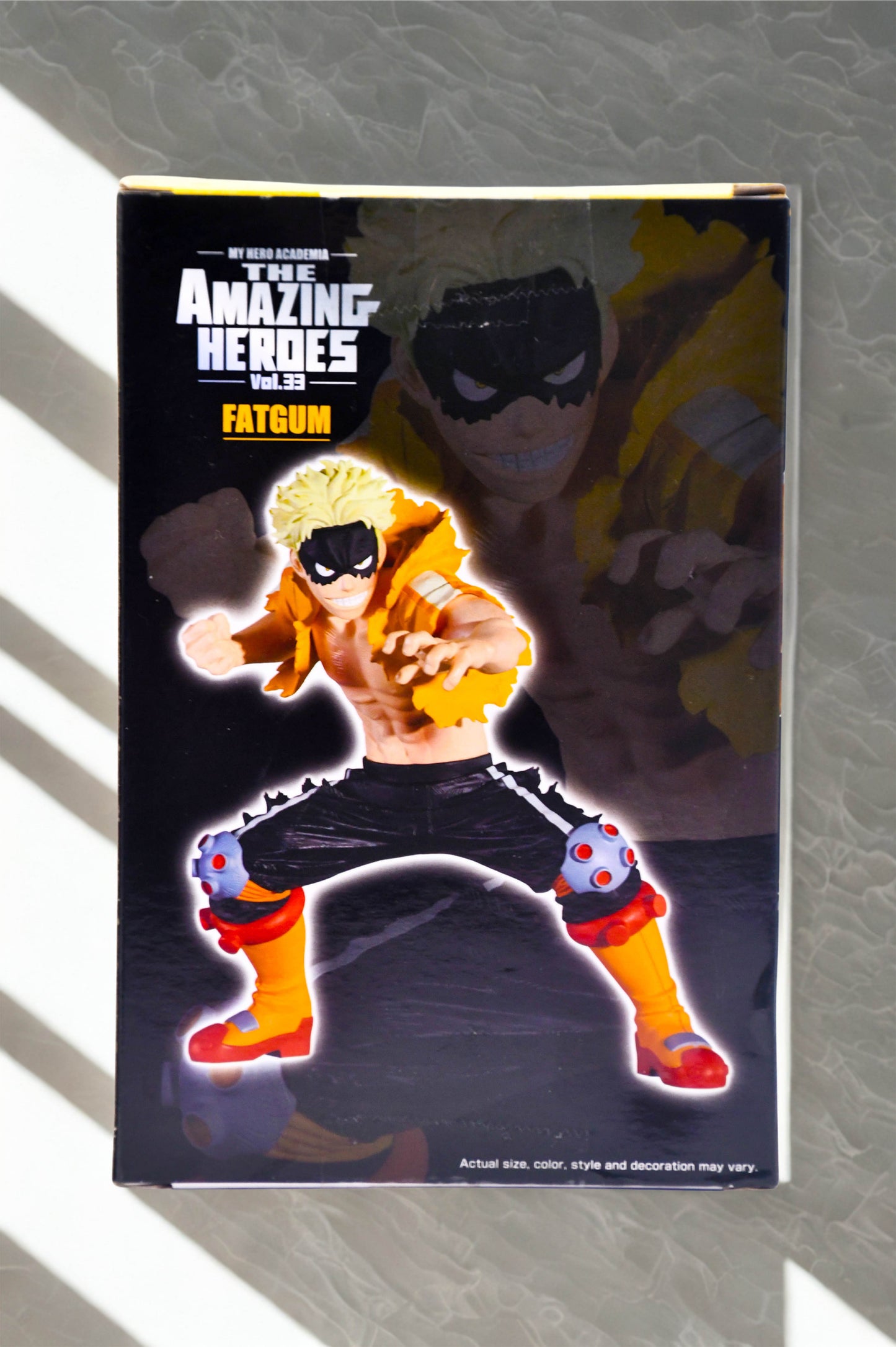 My Hero Academia Fatgum Figure The Amazing Heroes Vol 33 Bandai Banpresto New Sealed