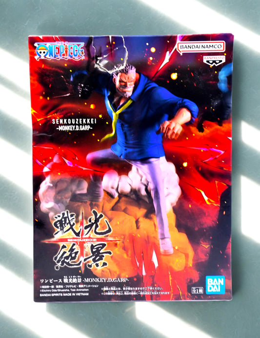 One Piece Monkey D Garp Senkouzekkei Figure Bandai Banpresto New Sealed