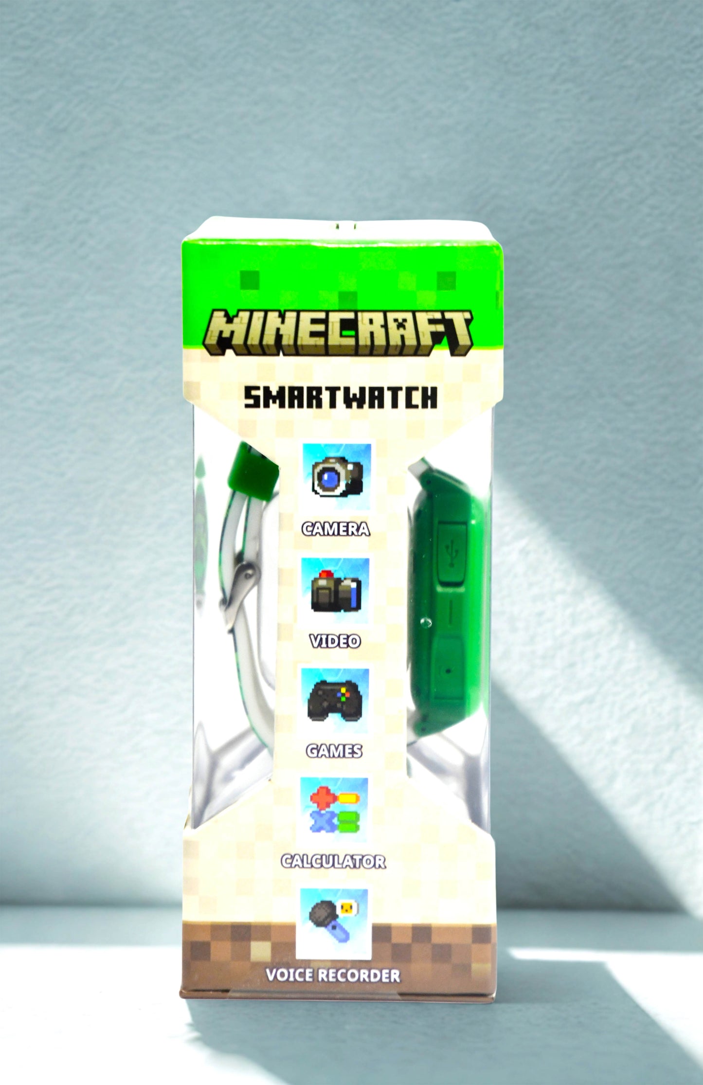 Minecraft Kids Smartwatch Touch Screen Camera Video Recorder 6 Games Flashlight