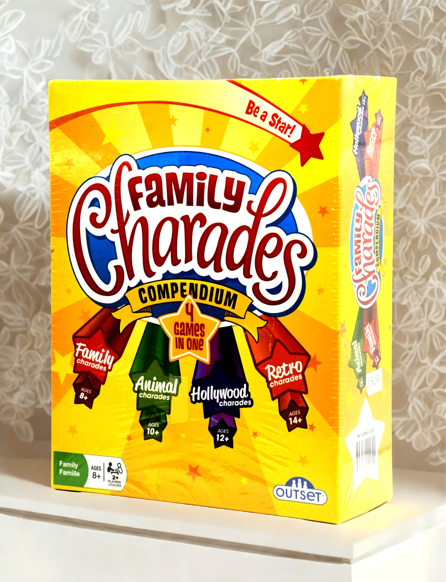 Family Charades Compendium 4 Games In One Board Game Factory Sealed Outset