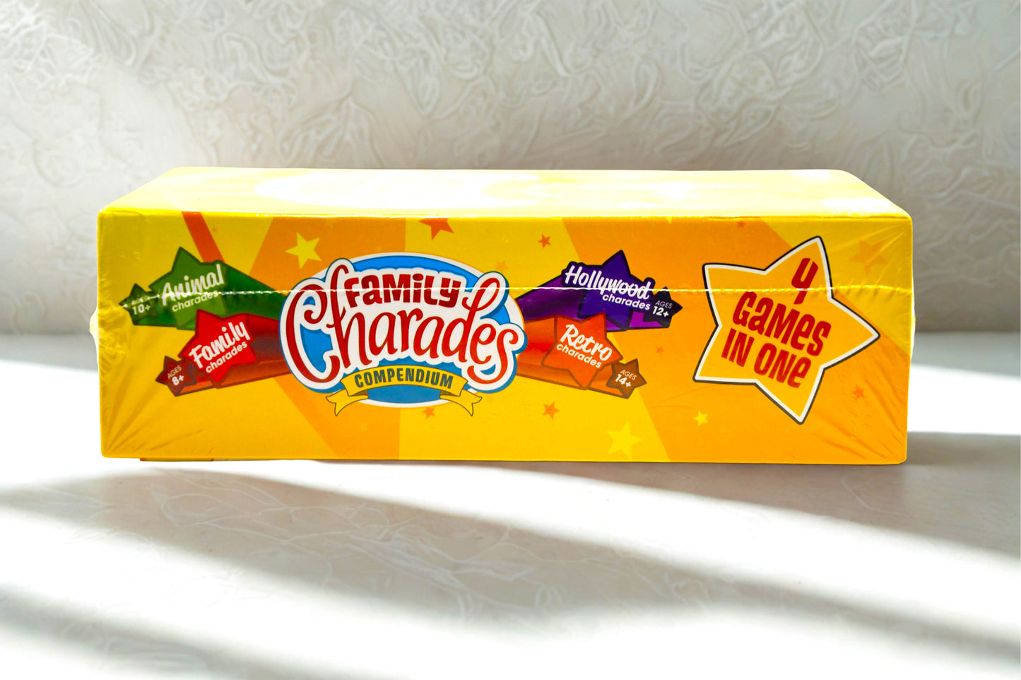 Family Charades Compendium 4 Games In One Board Game Factory Sealed Outset