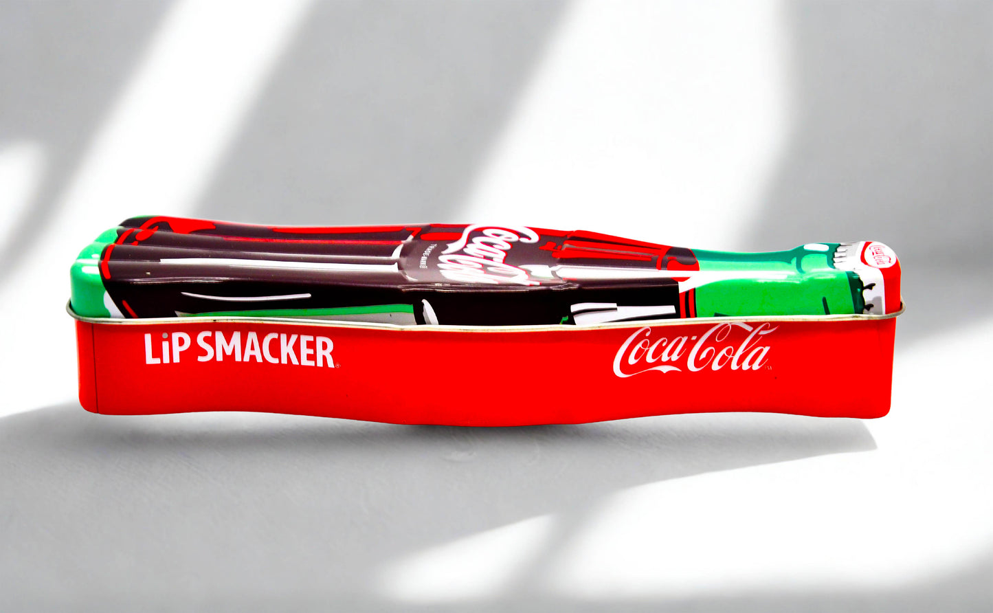 Lip Smacker Coca Cola Bottle Tin Lip Balm Collectible Coke Tin Container