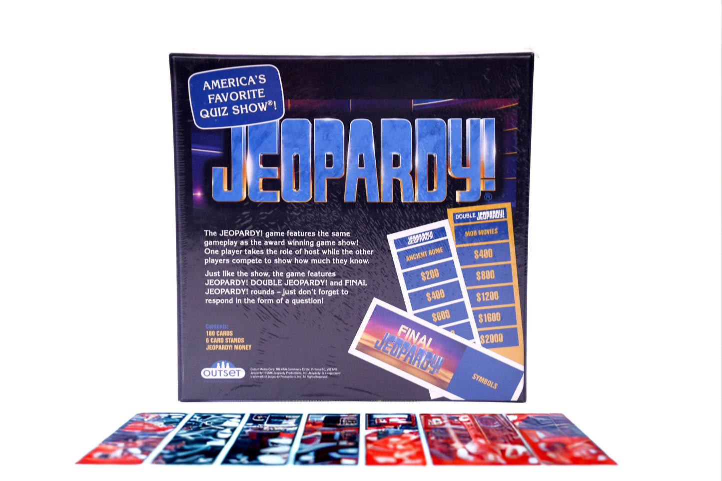 Jeopardy Board Game Factory Sealed Outset America's Favorite Quiz Show Family