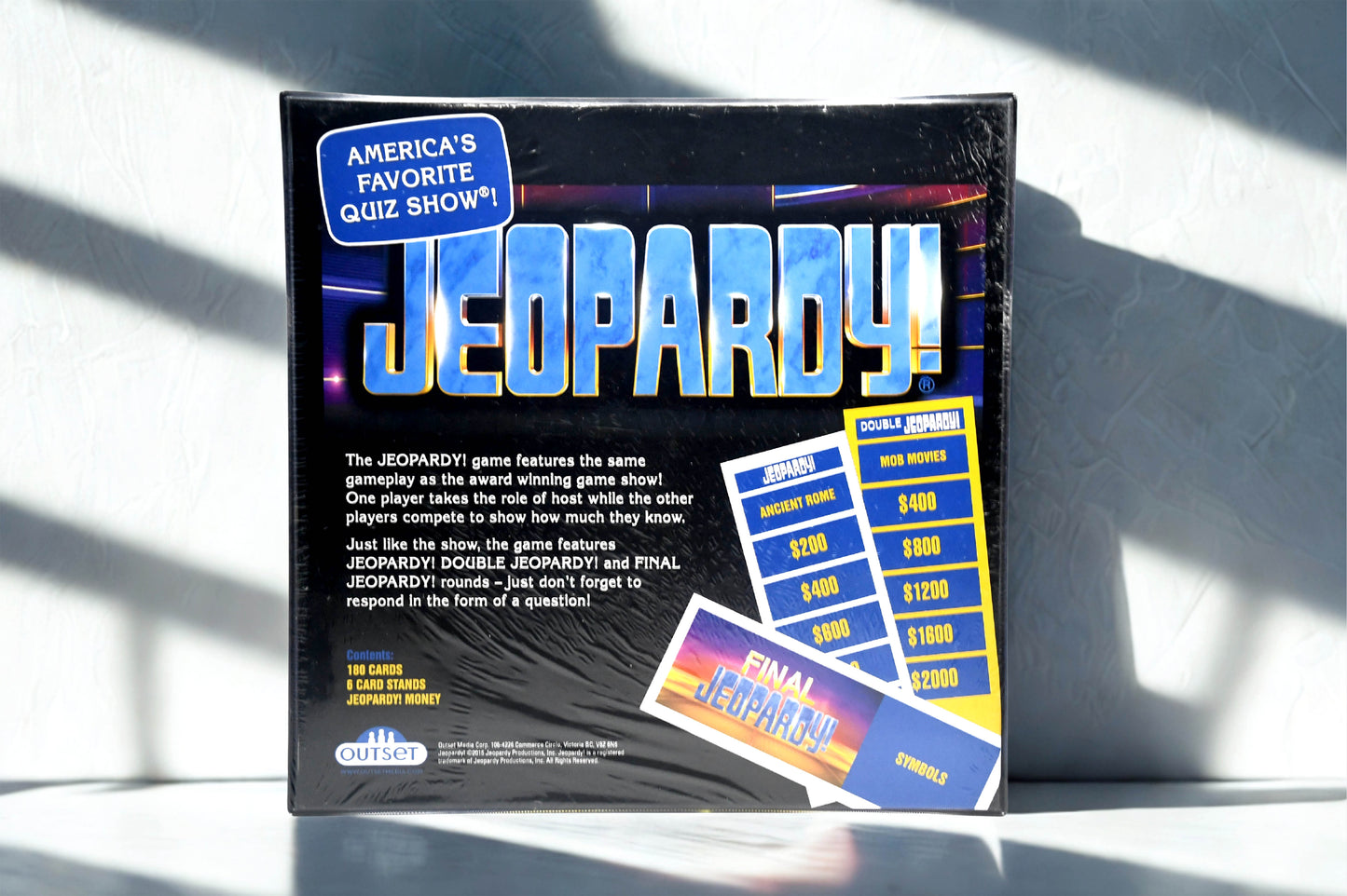 Jeopardy Board Game Factory Sealed Outset America's Favorite Quiz Show Family
